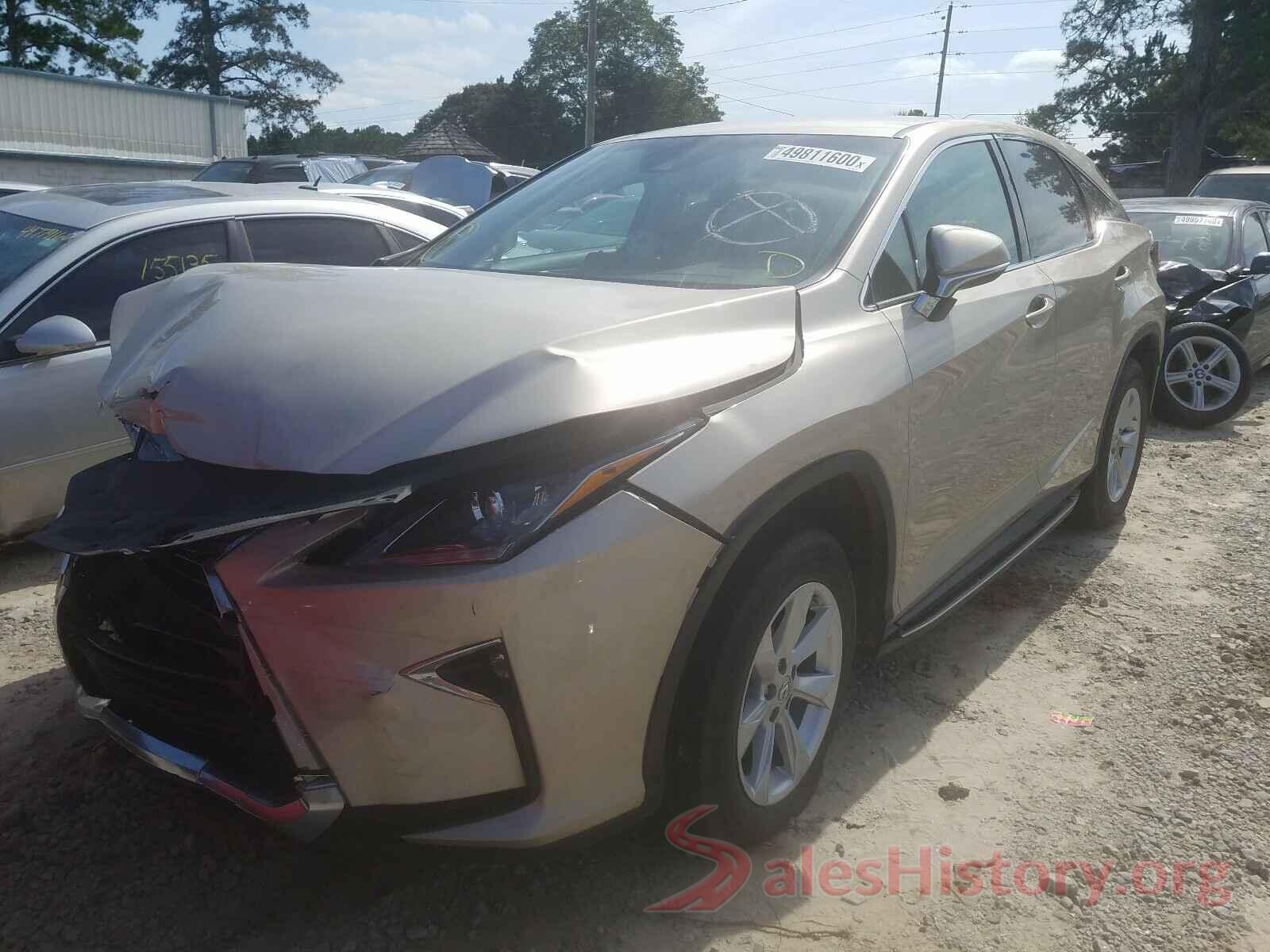 2T2ZZMCA6HC089899 2017 LEXUS RX350