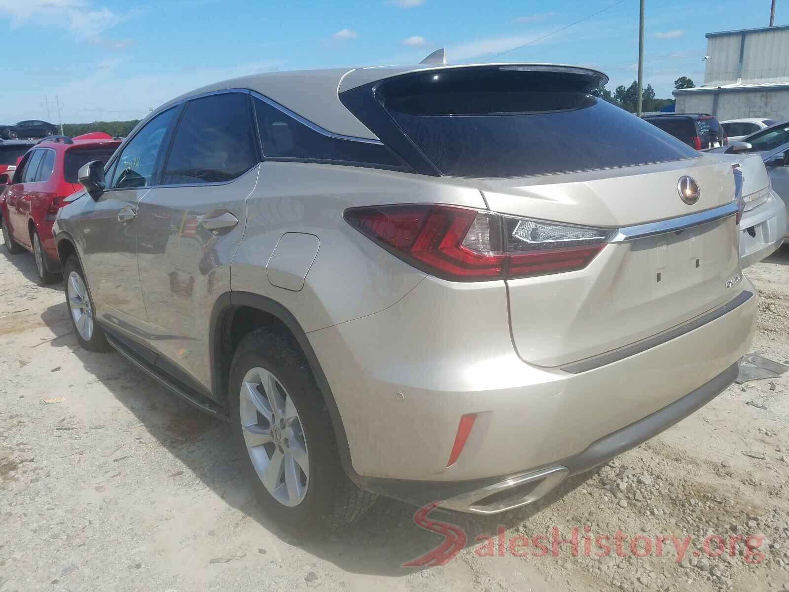 2T2ZZMCA6HC089899 2017 LEXUS RX350