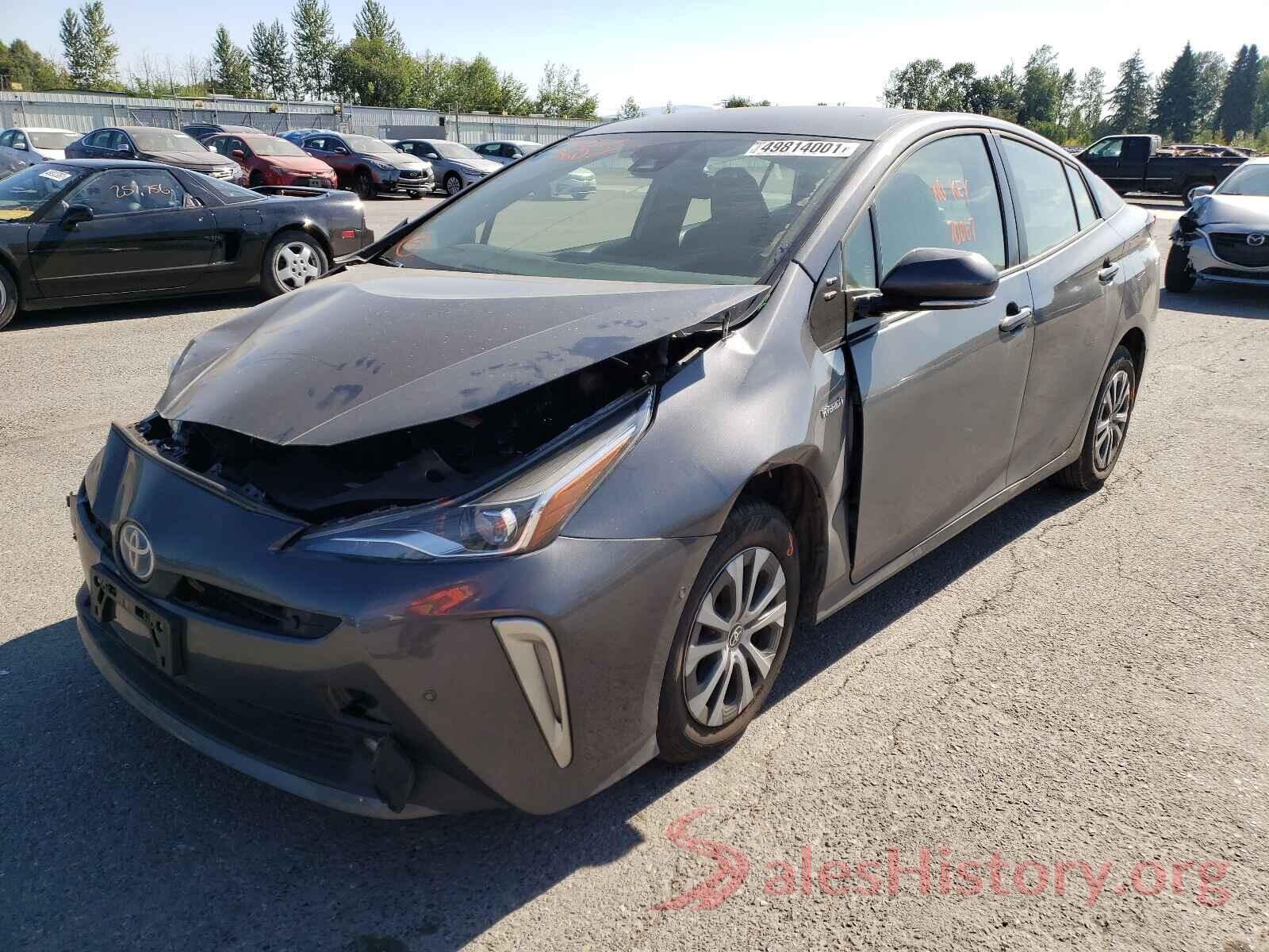 JTDL9RFU6K3003598 2019 TOYOTA PRIUS