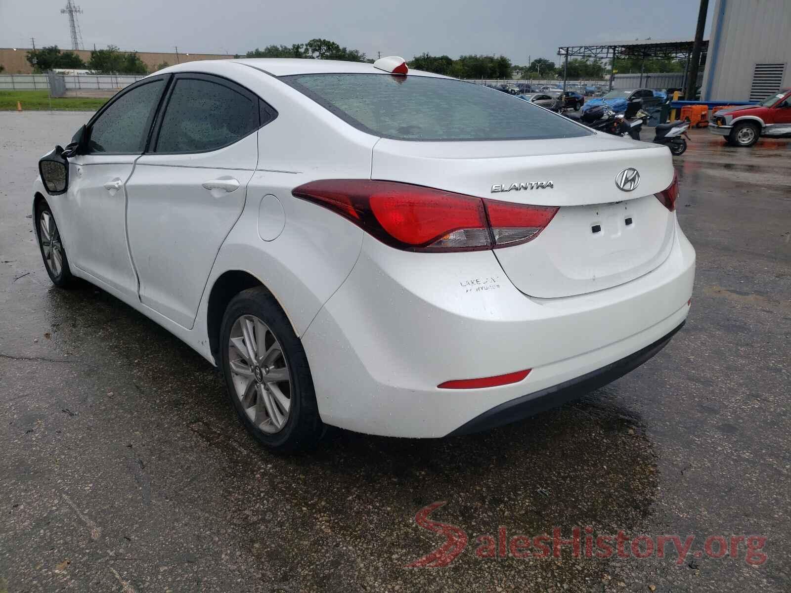 5NPDH4AE5GH670300 2016 HYUNDAI ELANTRA