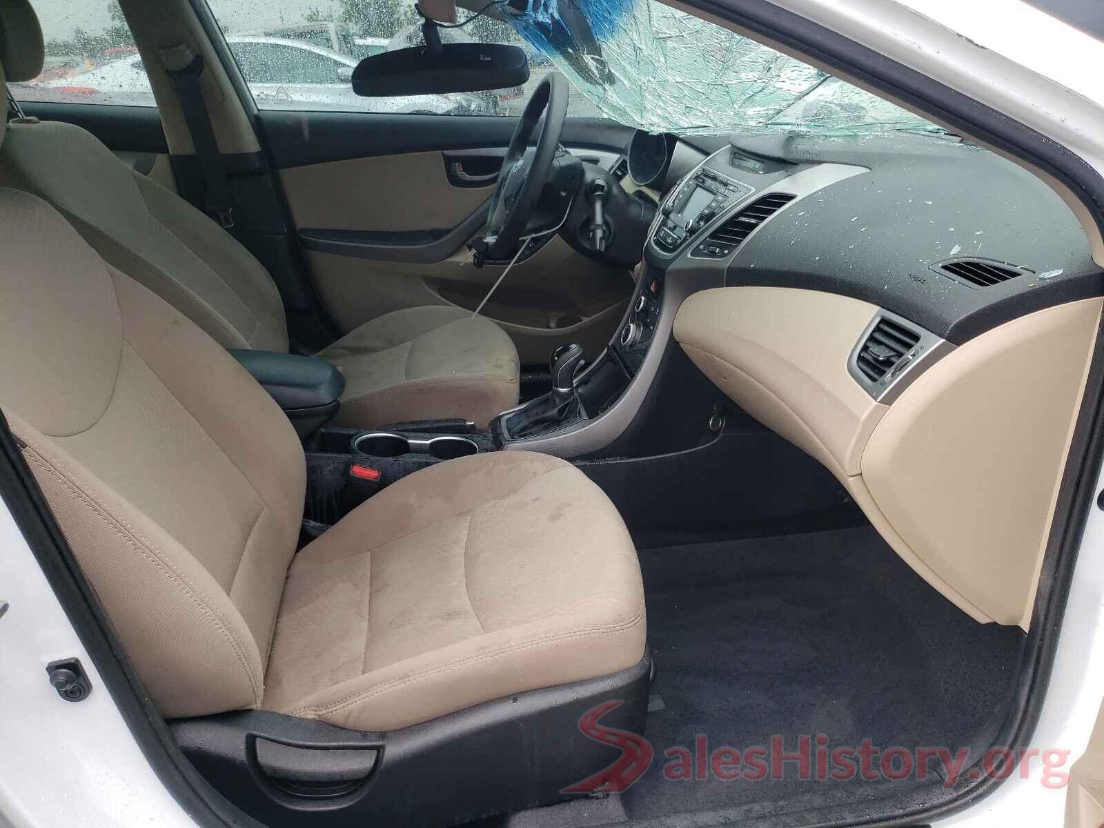 5NPDH4AE5GH670300 2016 HYUNDAI ELANTRA