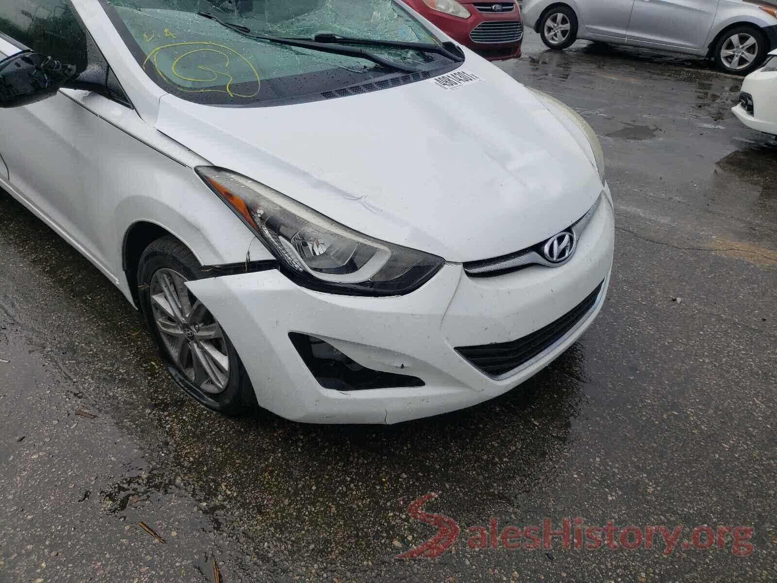 5NPDH4AE5GH670300 2016 HYUNDAI ELANTRA