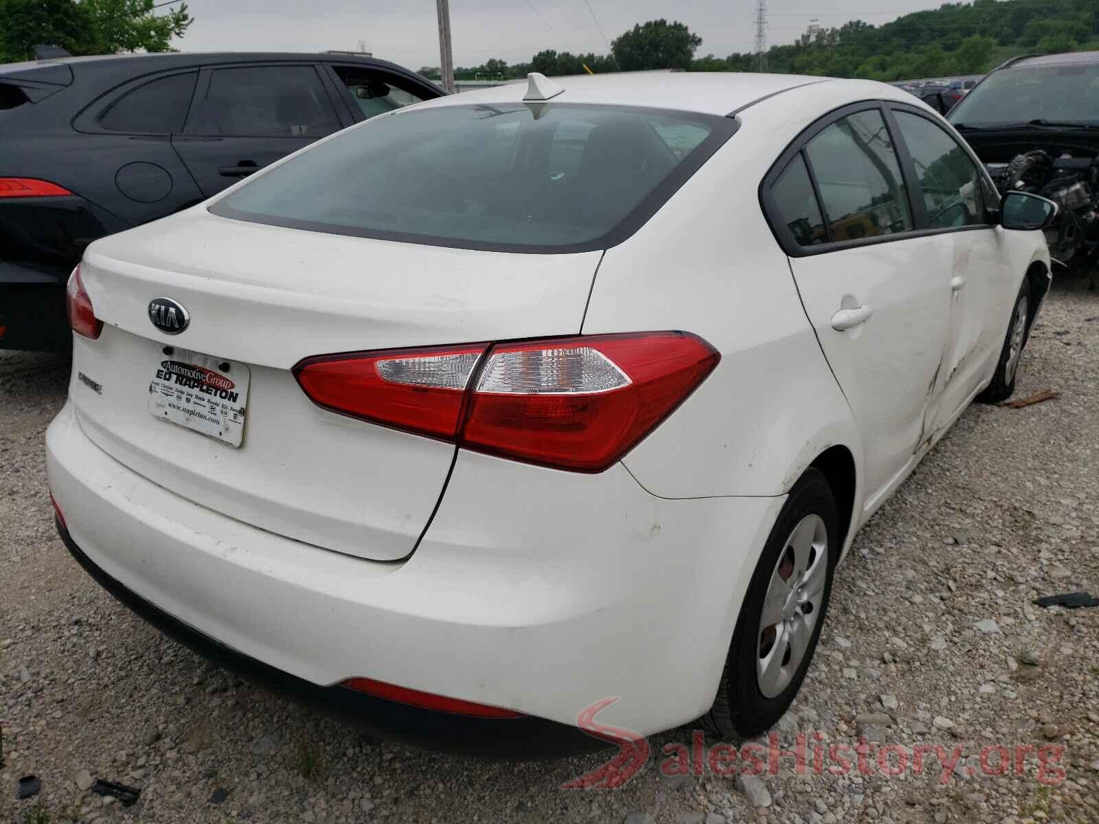 KNAFK4A68G5475744 2016 KIA FORTE