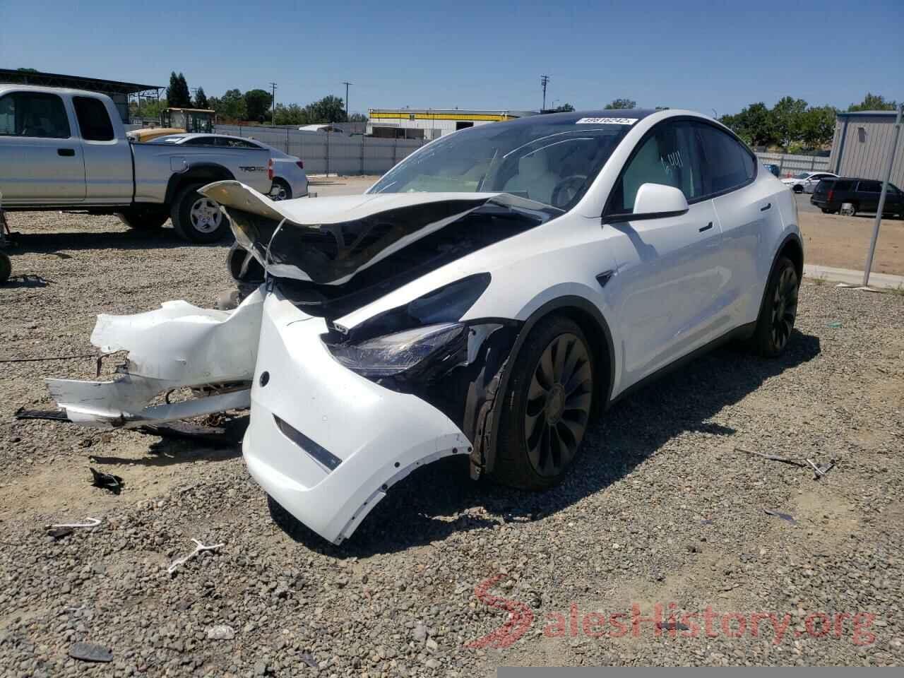 7SAYGDEF5NF411294 2022 TESLA MODEL Y