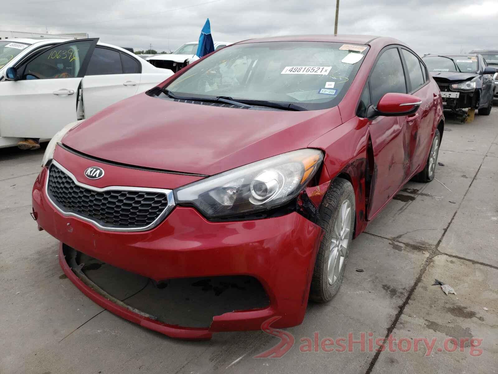 KNAFX4A65G5442153 2016 KIA FORTE