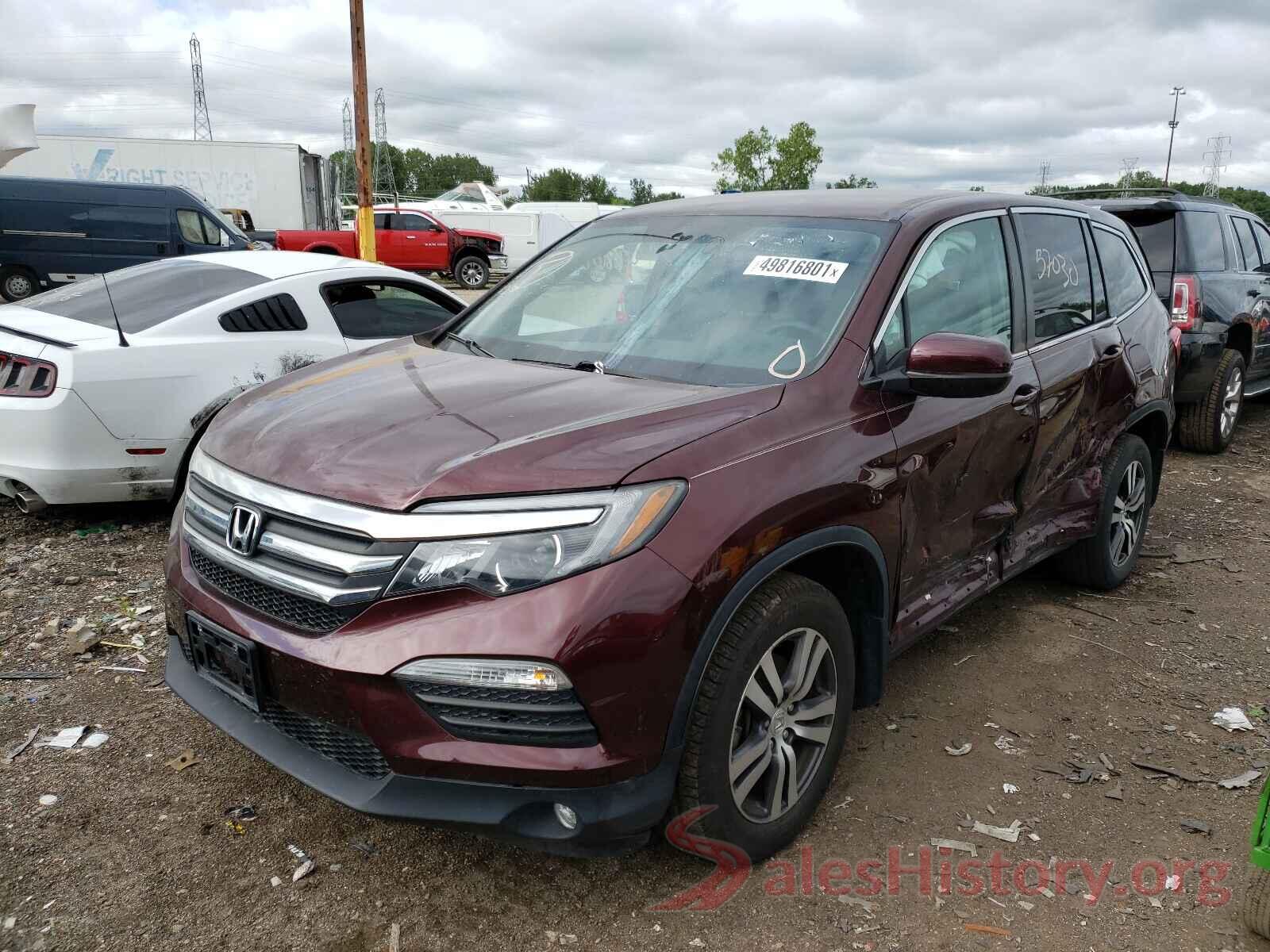 5FNYF6H33GB082871 2016 HONDA PILOT