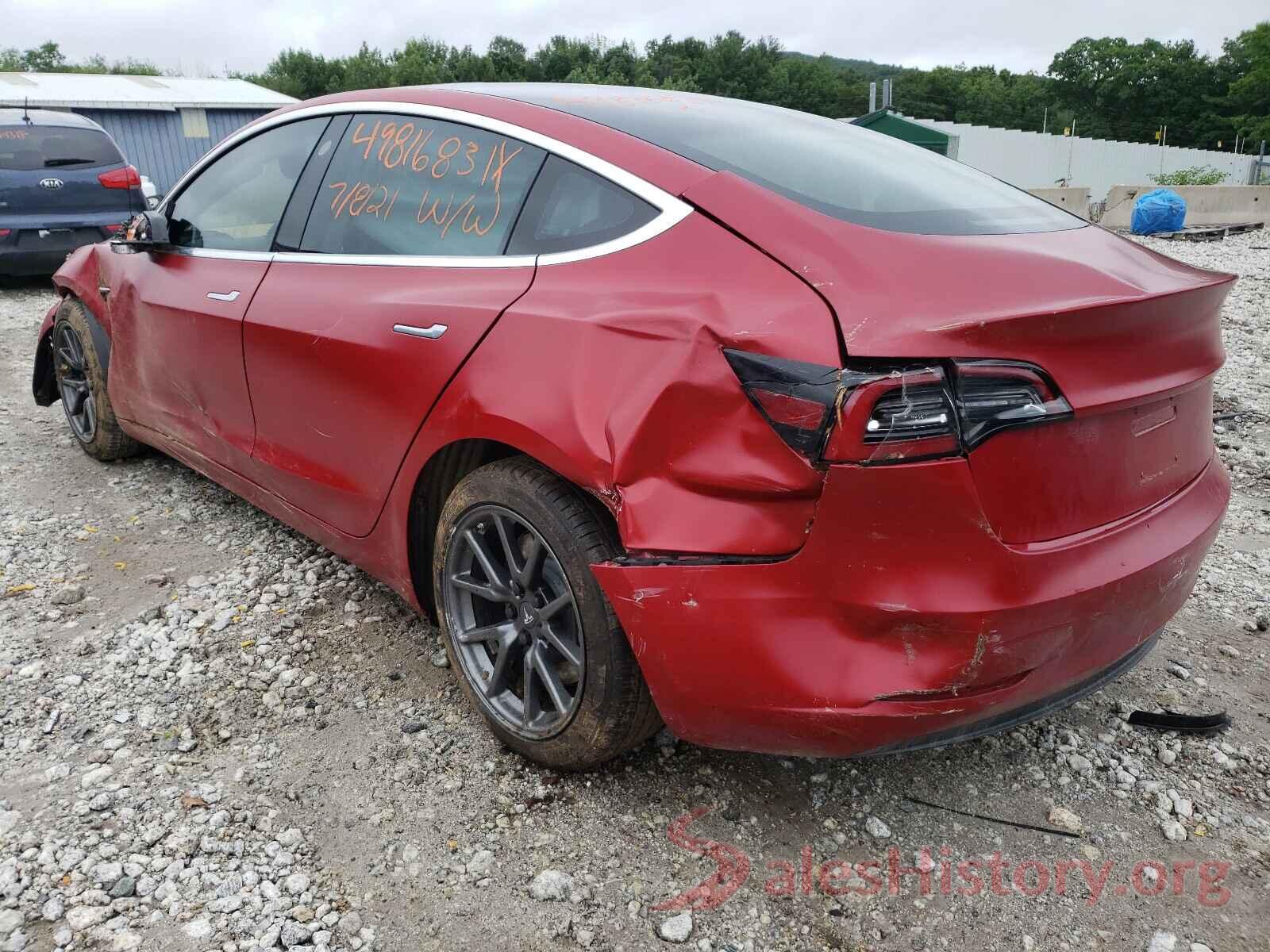 5YJ3E1EB4JF114701 2018 TESLA MODEL 3