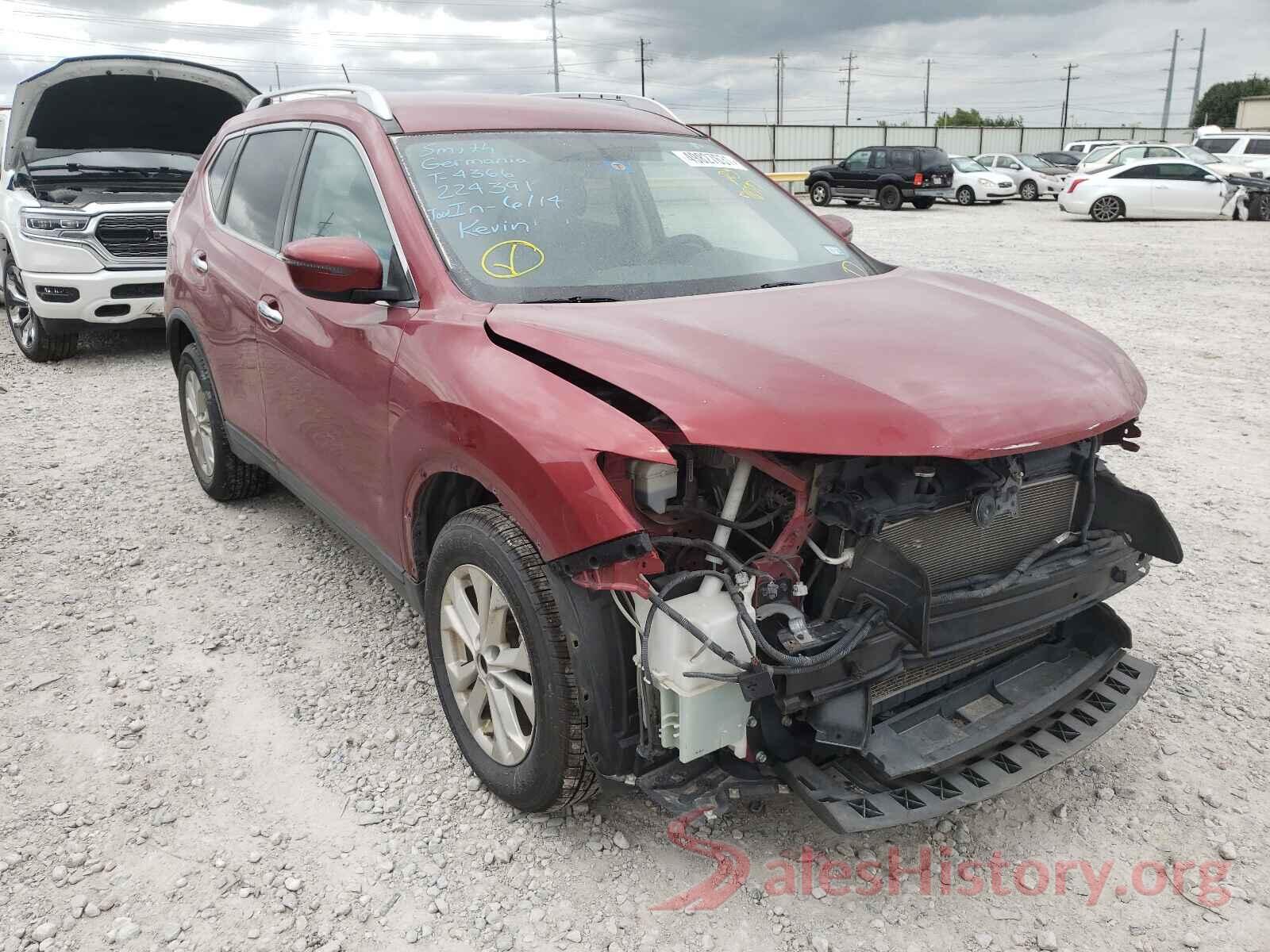 KNMAT2MT3GP711317 2016 NISSAN ROGUE