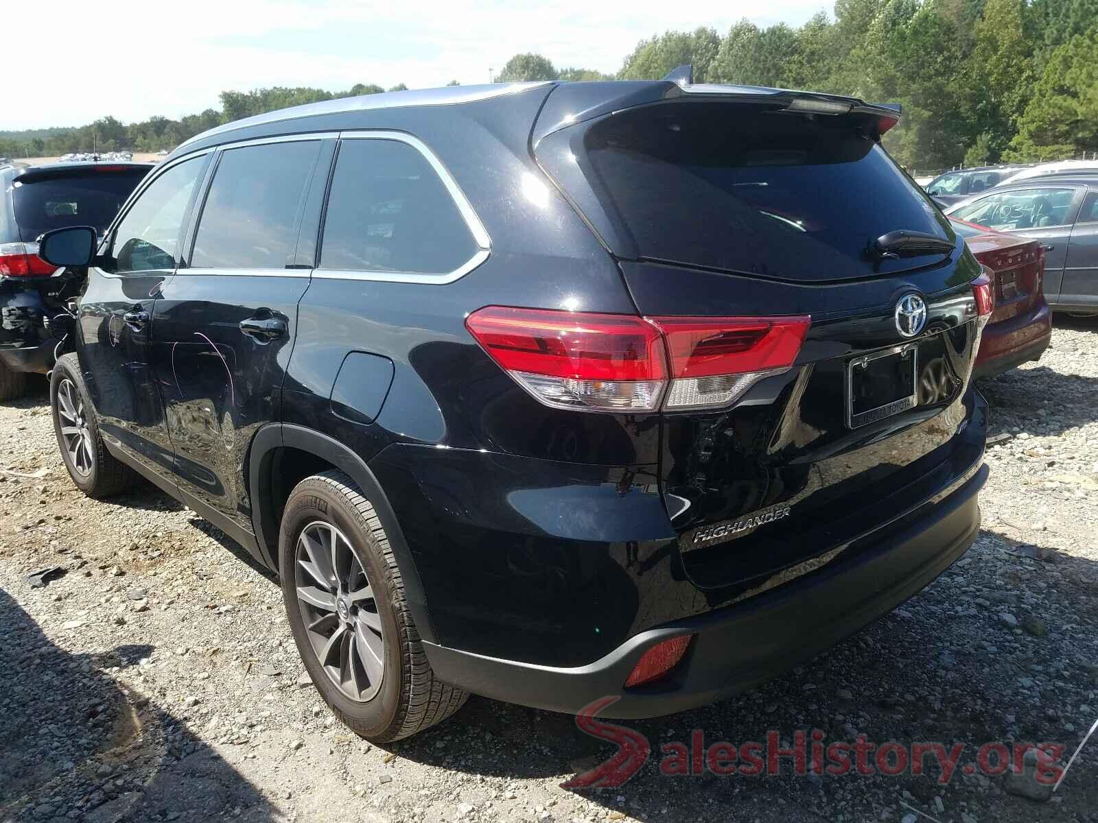 5TDKZRFH4KS568719 2019 TOYOTA HIGHLANDER