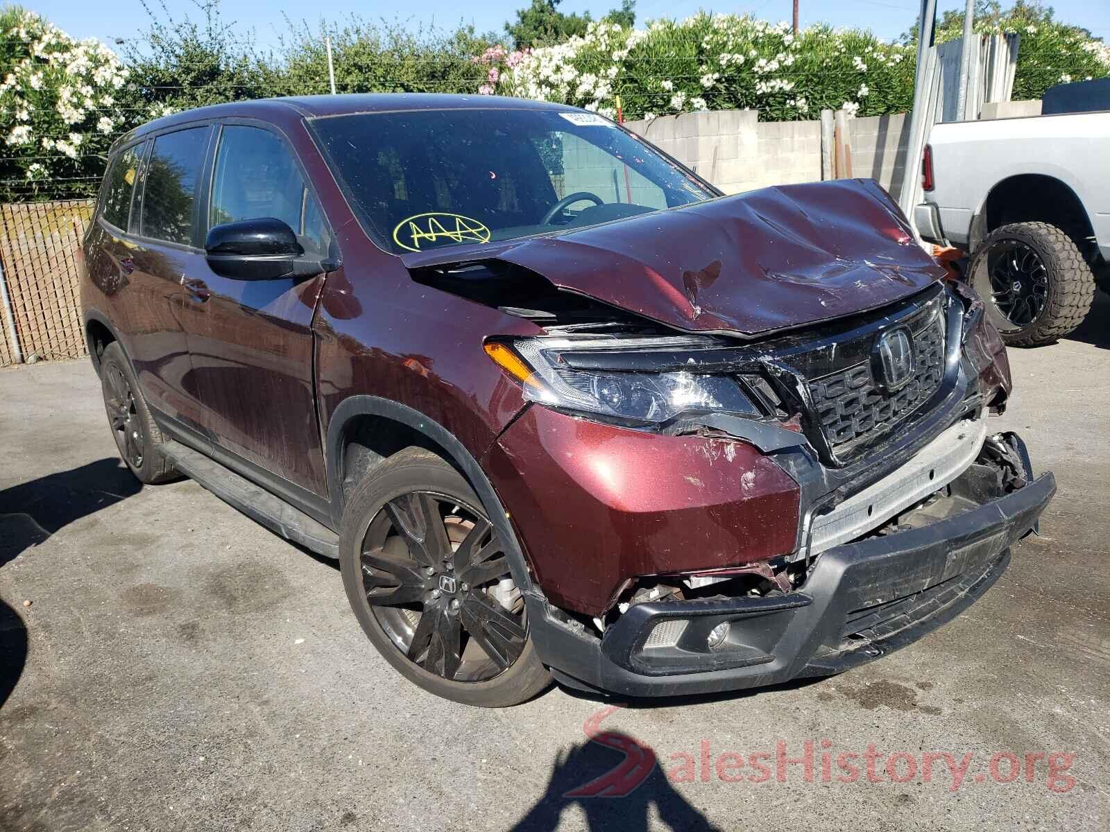 5FNYF7H29KB007470 2019 HONDA PASSPORT