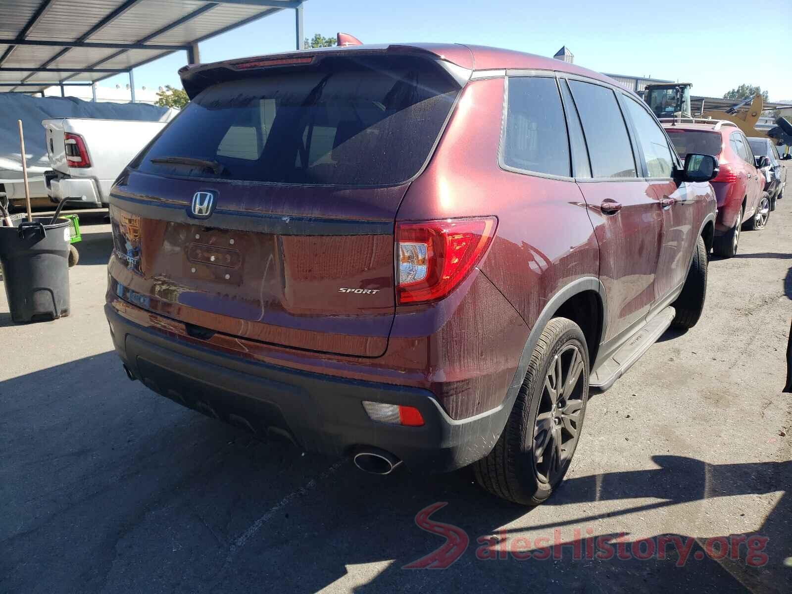 5FNYF7H29KB007470 2019 HONDA PASSPORT