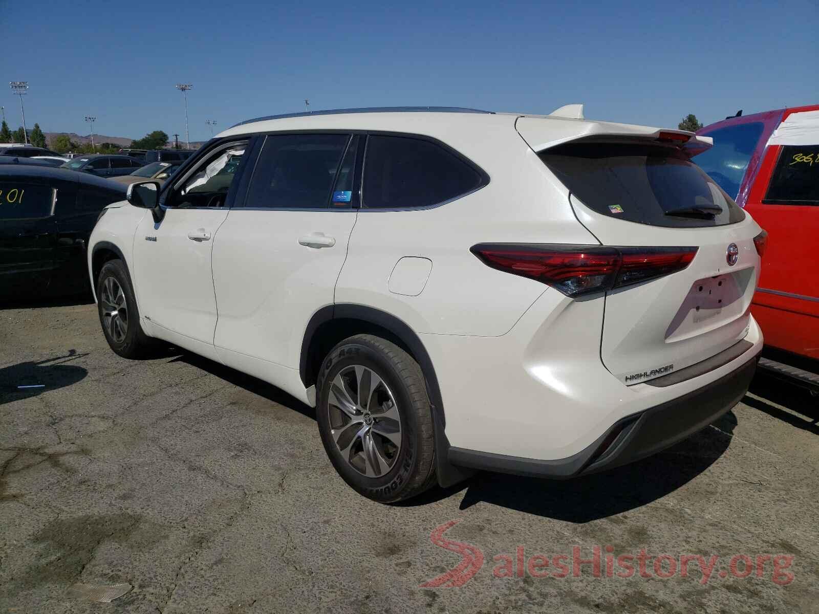 5TDHBRCHXLS510523 2020 TOYOTA HIGHLANDER