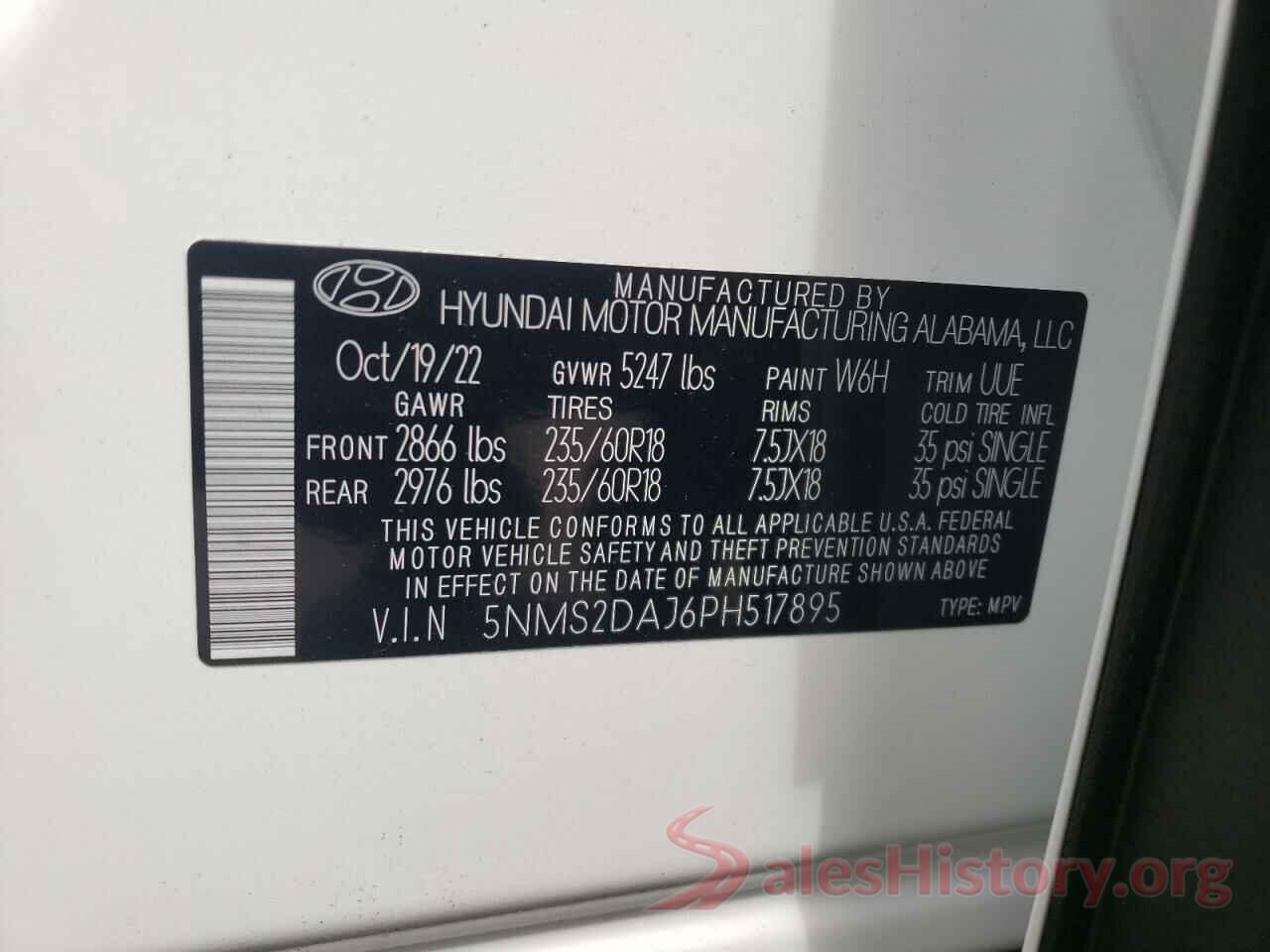 5NMS2DAJ6PH517895 2023 HYUNDAI SANTA FE