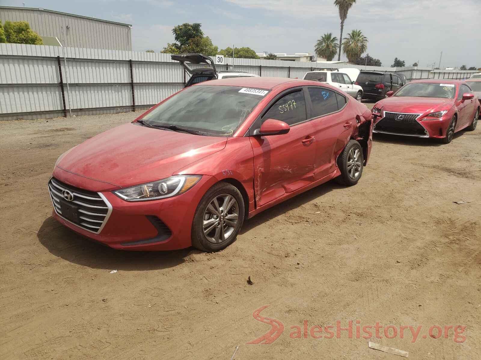 5NPD84LF7HH122189 2017 HYUNDAI ELANTRA