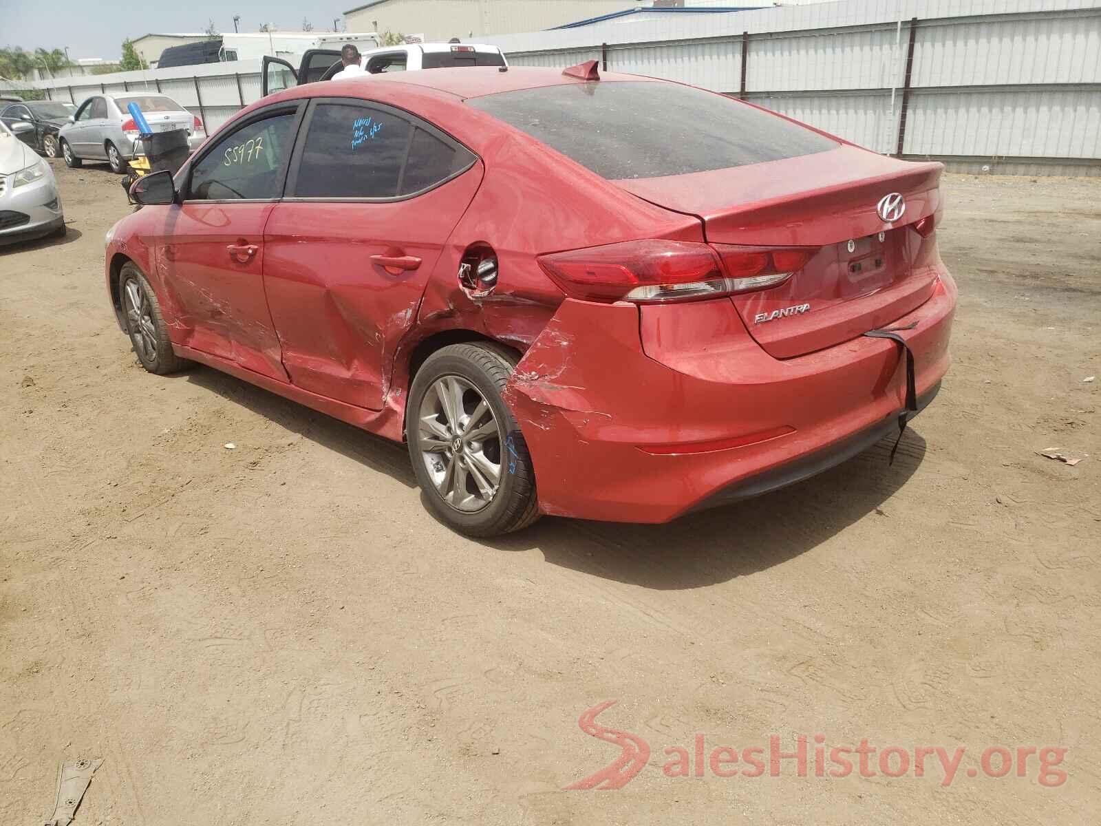 5NPD84LF7HH122189 2017 HYUNDAI ELANTRA