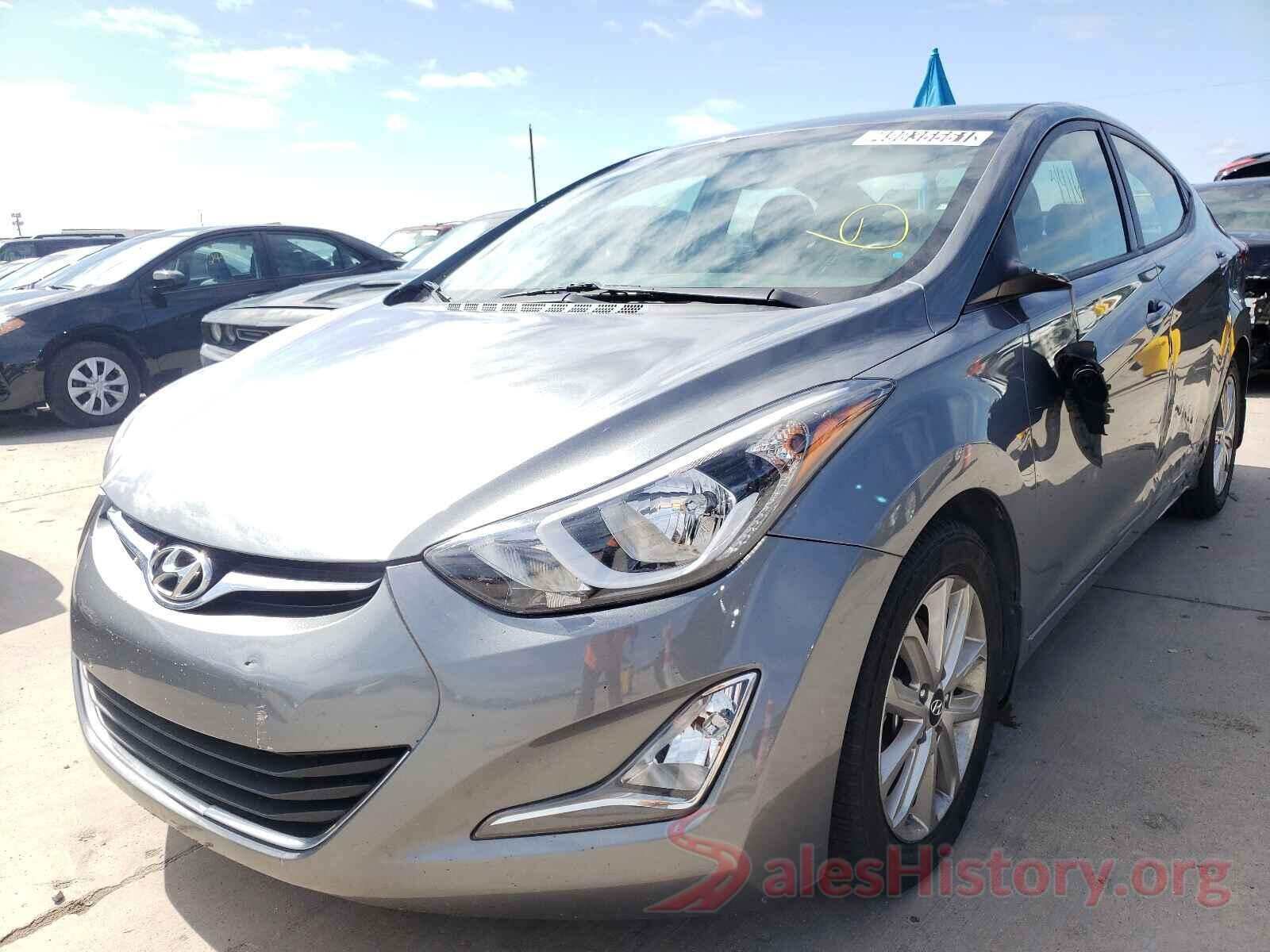 KMHDH4AE3GU598790 2016 HYUNDAI ELANTRA