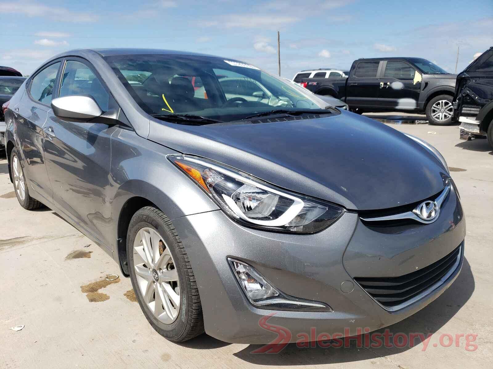 KMHDH4AE3GU598790 2016 HYUNDAI ELANTRA