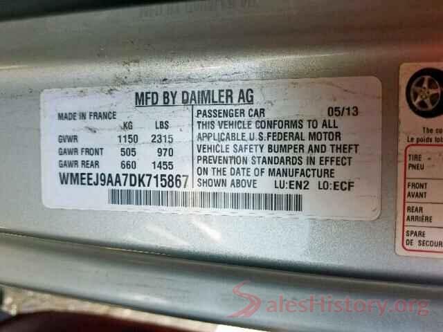 WMEEJ9AA7DK715867 2013 SMART FORTWO