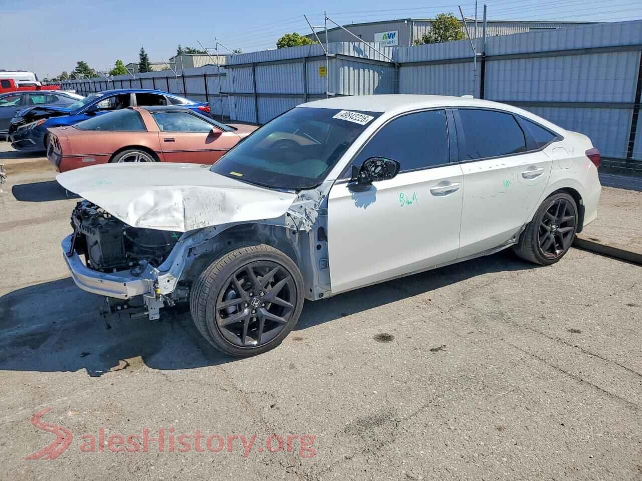 2025 HONDA CIVIC VIN 2HGFE2F50SH562264, auction photo