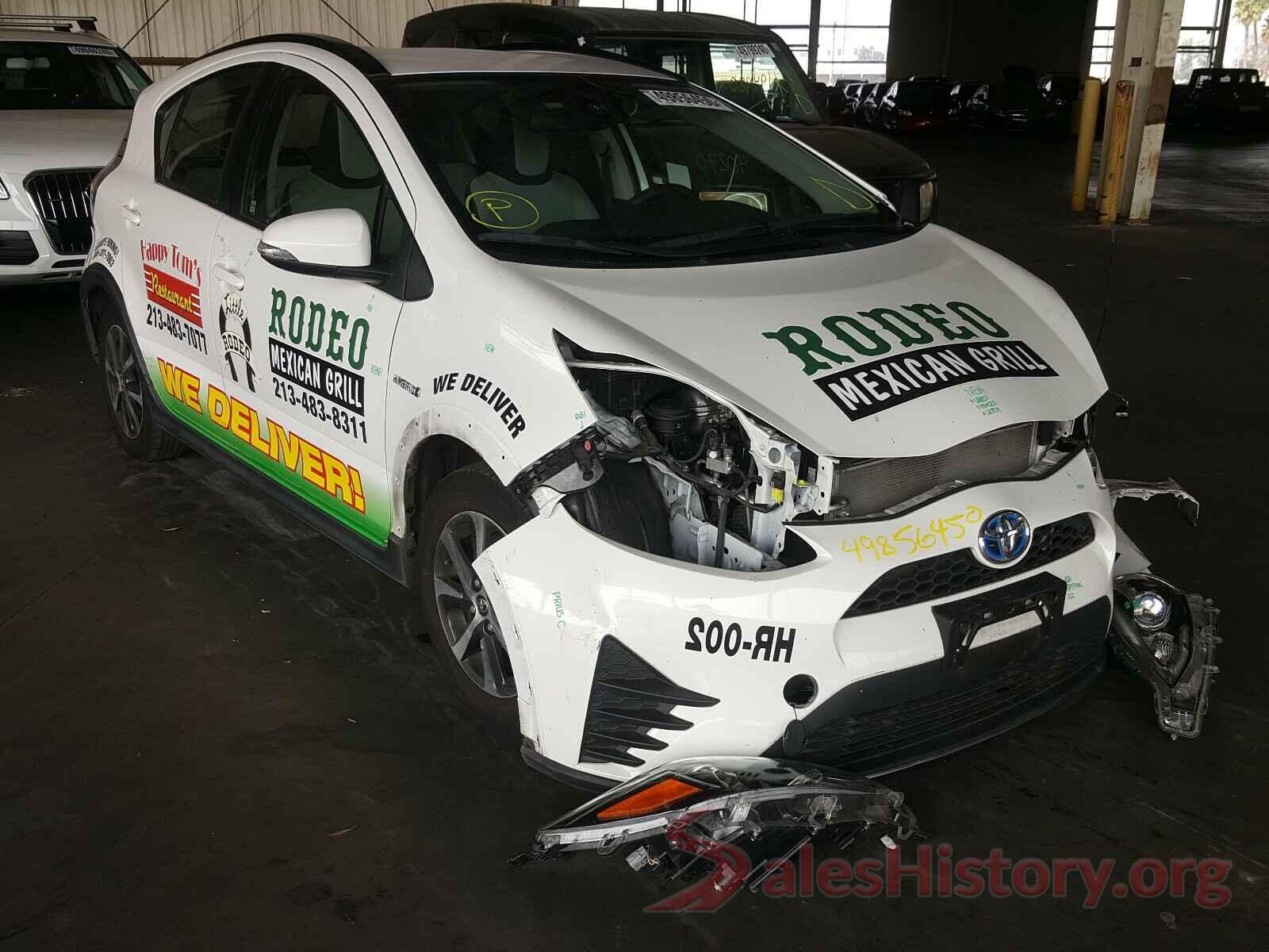 JTDKDTB37J1618207 2018 TOYOTA PRIUS