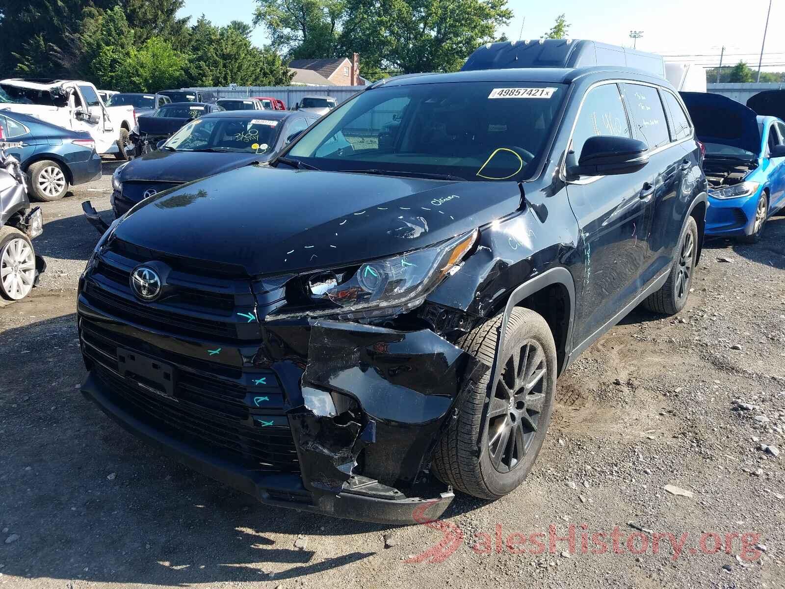 5TDJZRFH8KS935133 2019 TOYOTA HIGHLANDER