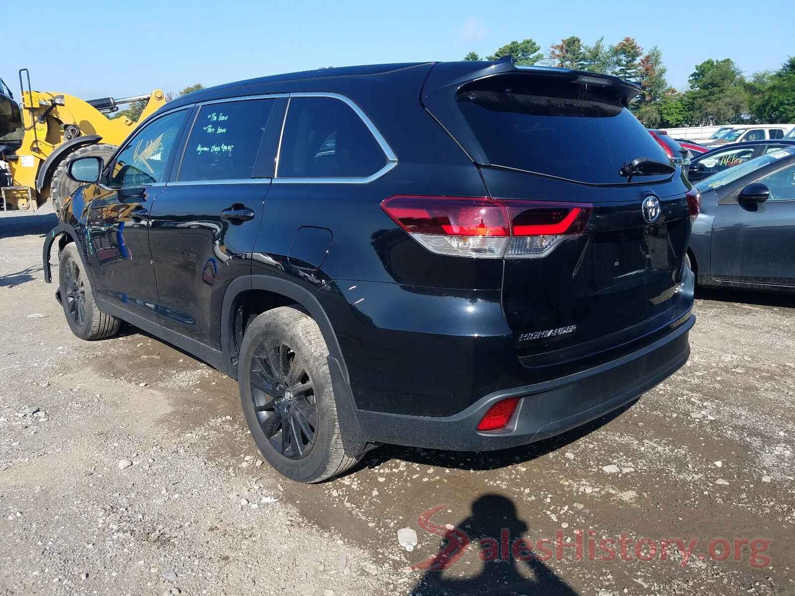 5TDJZRFH8KS935133 2019 TOYOTA HIGHLANDER