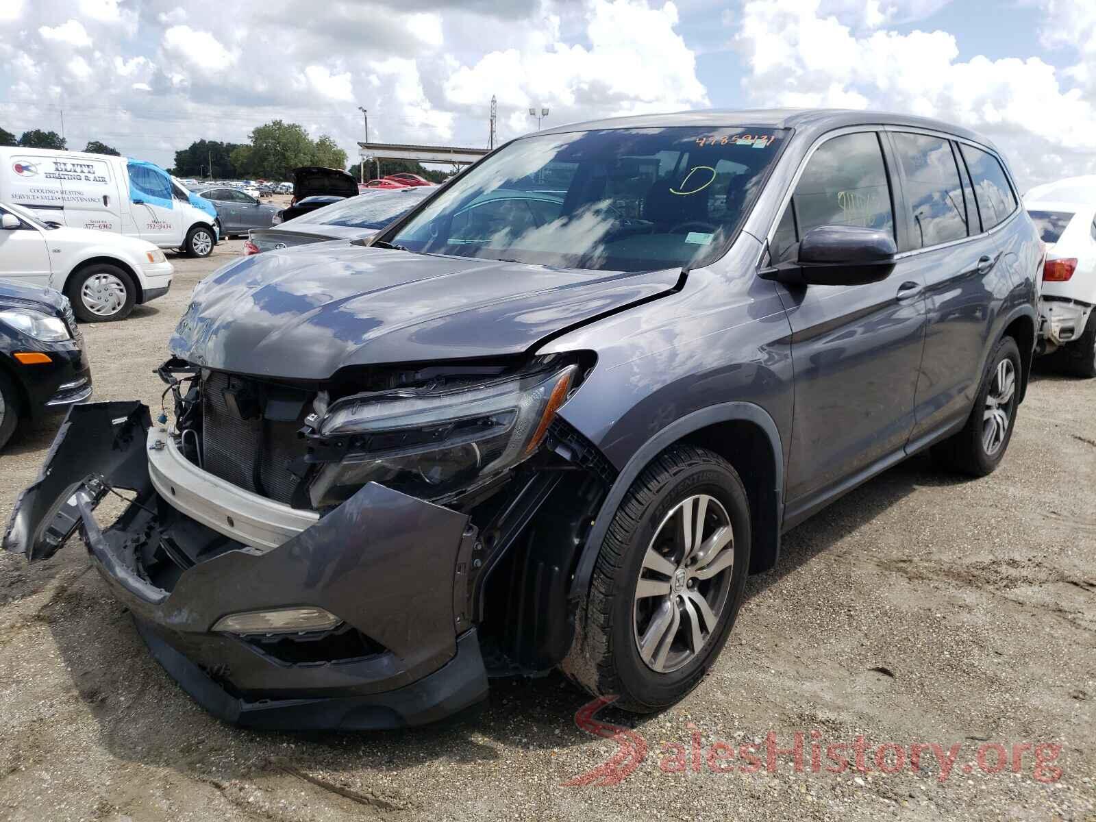 5FNYF6H66GB102444 2016 HONDA PILOT