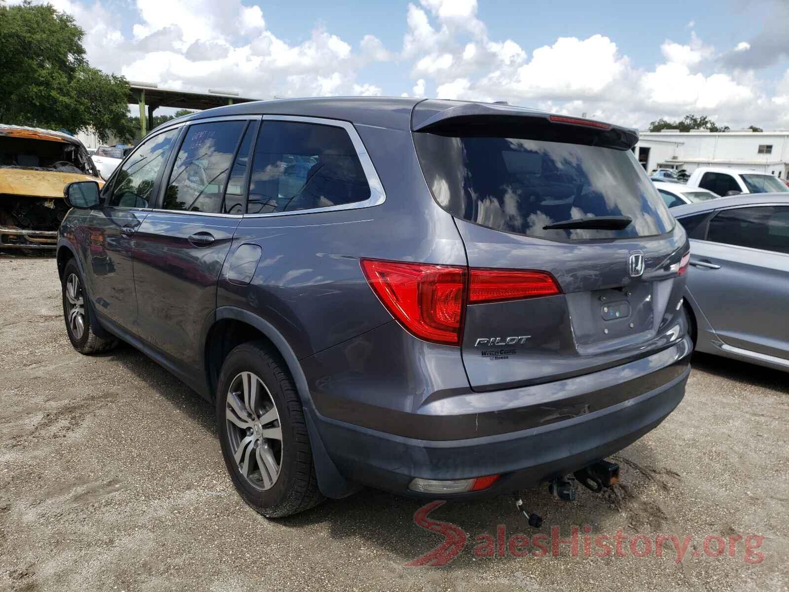 5FNYF6H66GB102444 2016 HONDA PILOT