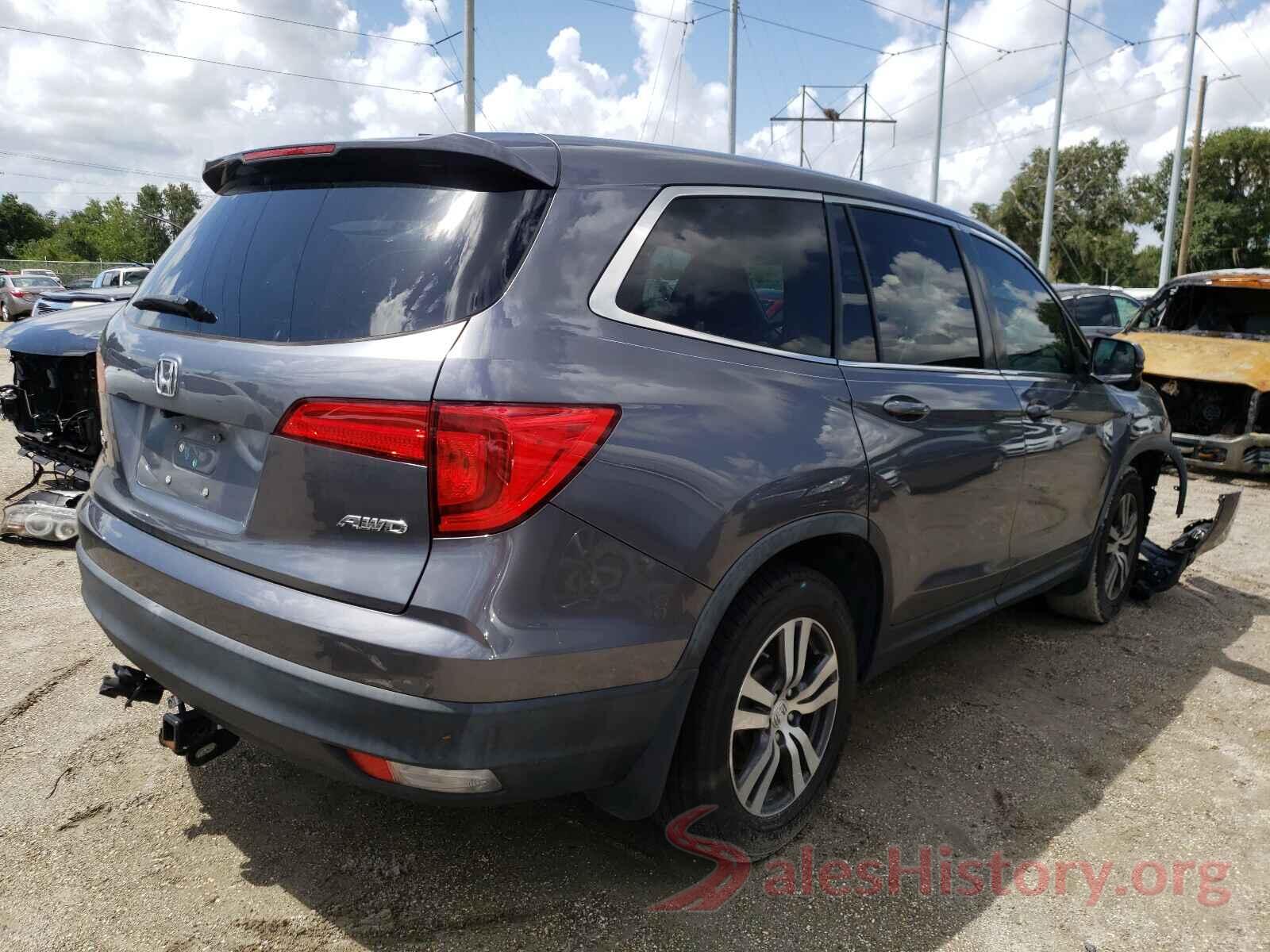 5FNYF6H66GB102444 2016 HONDA PILOT