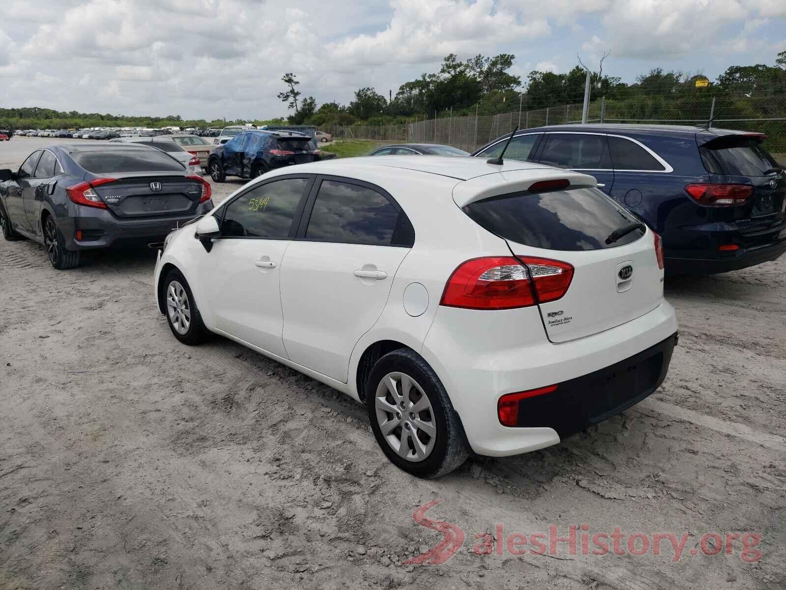 KNADM5A3XG6651670 2016 KIA RIO