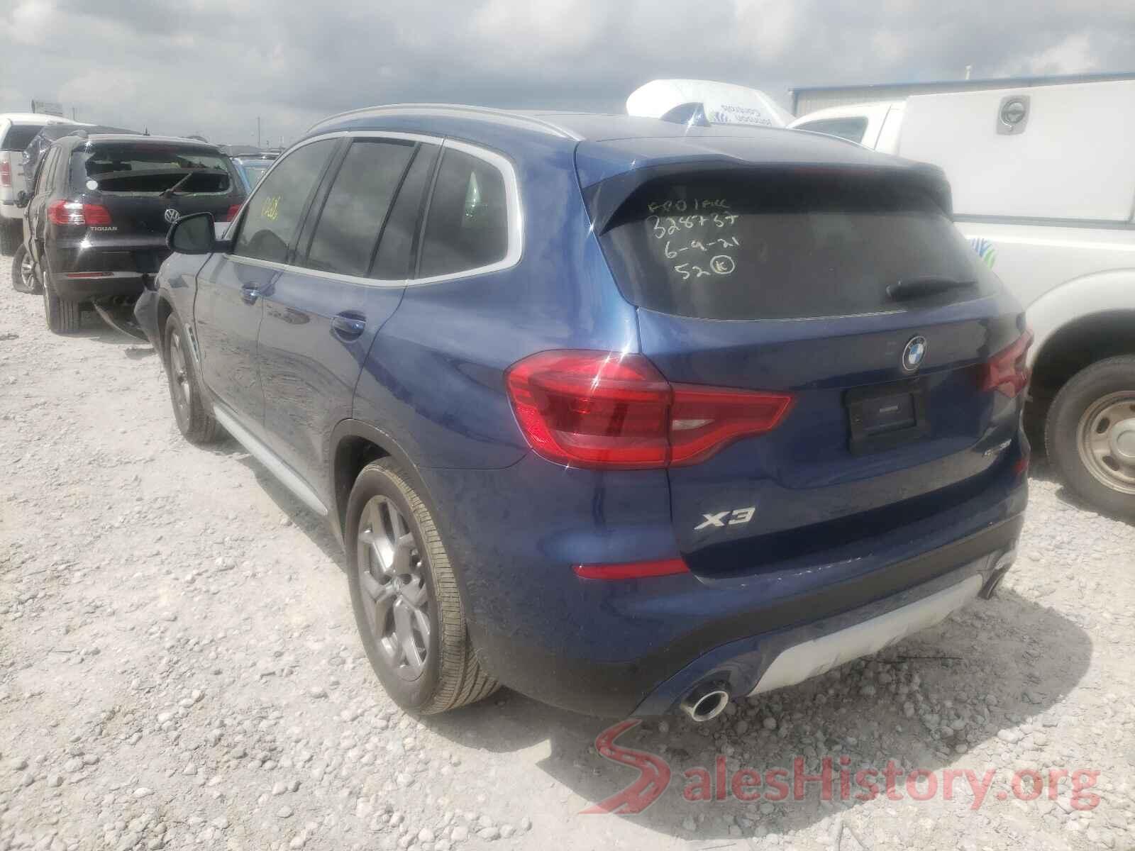 5UXTY3C02M9E06867 2021 BMW X3