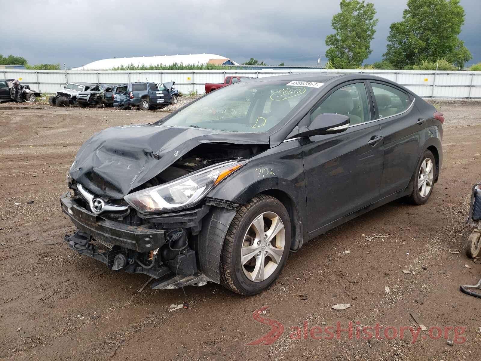 5NPDH4AE7GH731095 2016 HYUNDAI ELANTRA