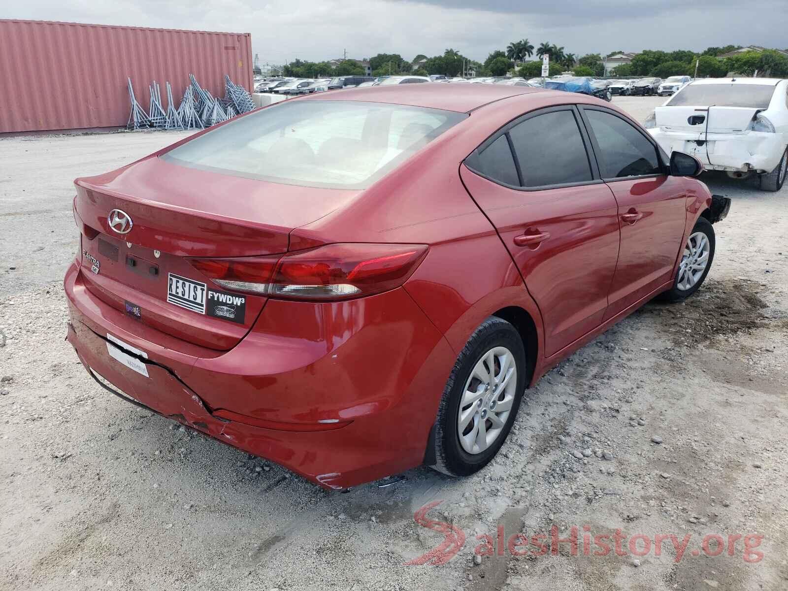 5NPD74LF7JH225427 2018 HYUNDAI ELANTRA