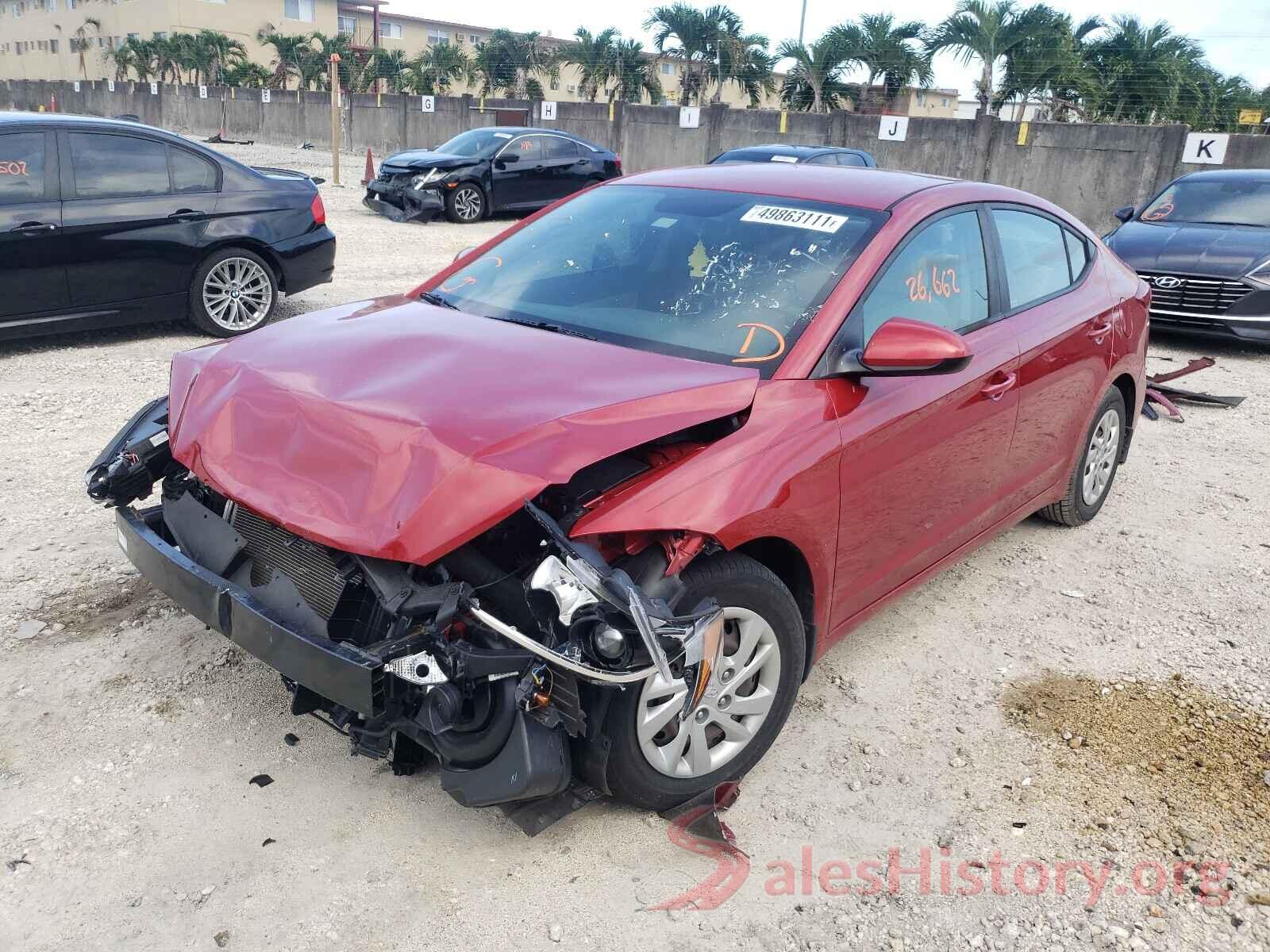 5NPD74LF7JH225427 2018 HYUNDAI ELANTRA