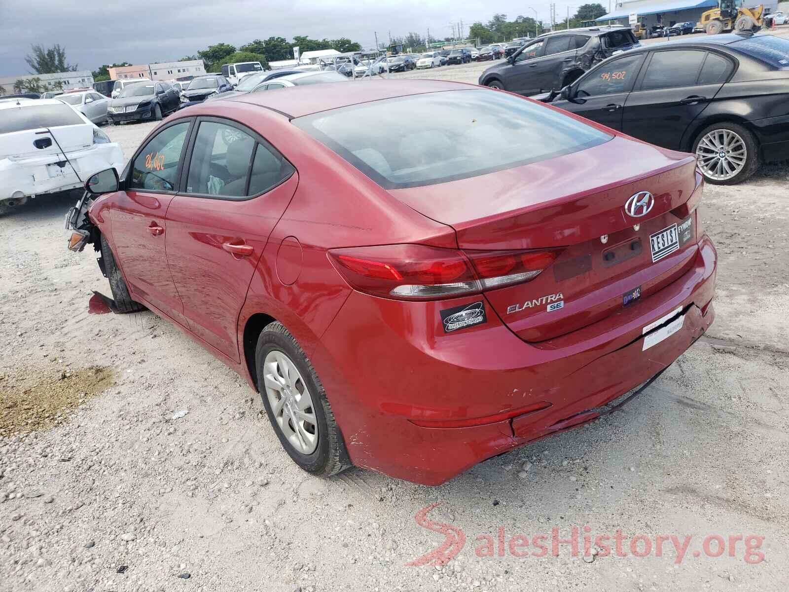 5NPD74LF7JH225427 2018 HYUNDAI ELANTRA