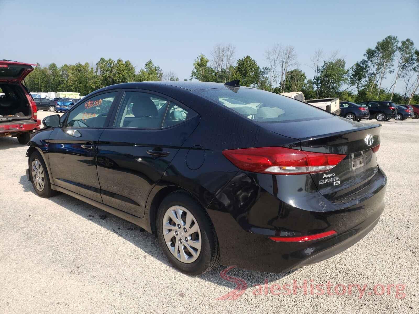 KMHD74LF9HU081682 2017 HYUNDAI ELANTRA