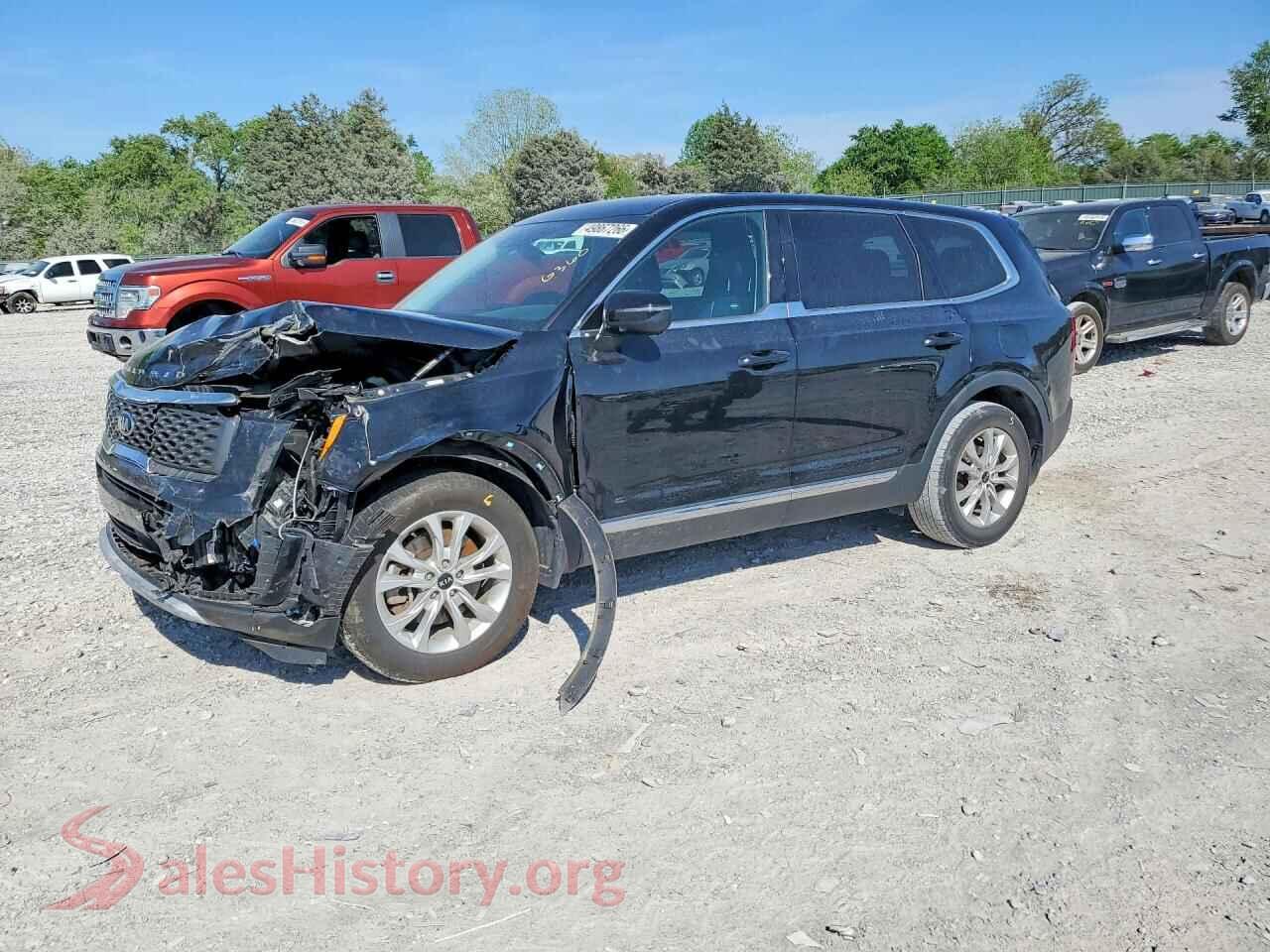 2020 KIA TELLURIDE VIN 5XYP24HC7LG059558, auction photo