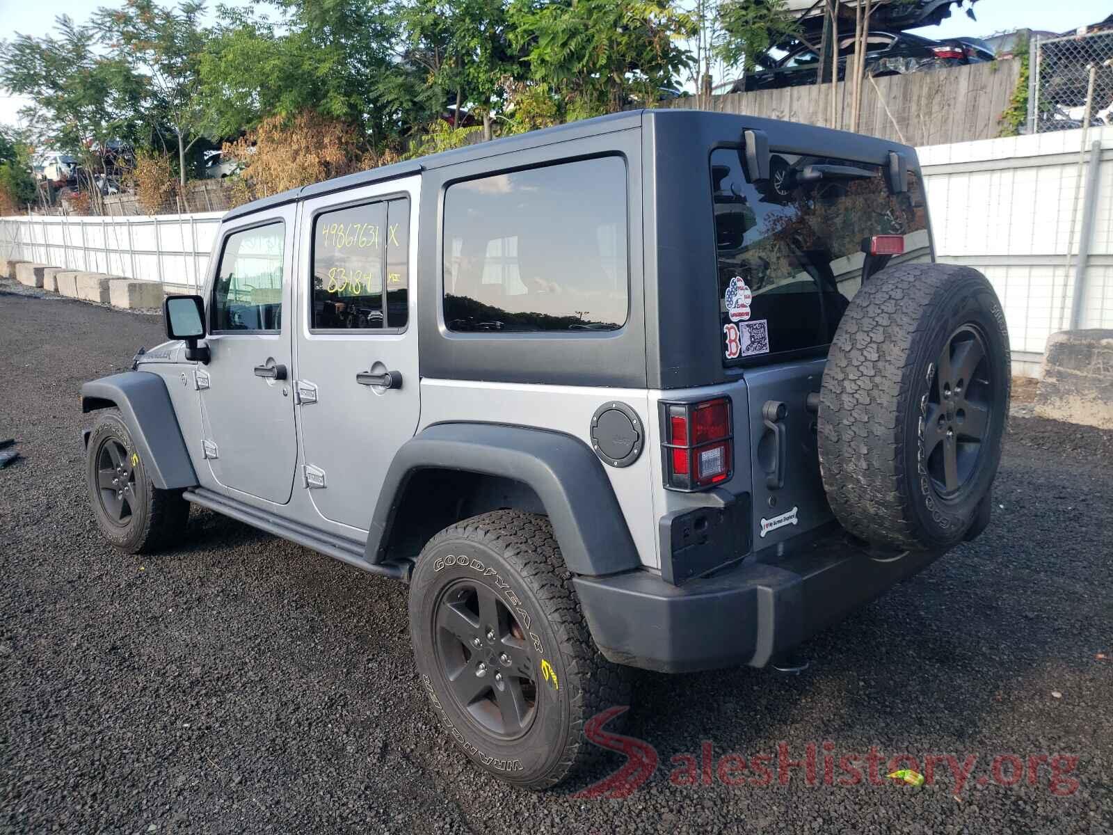 1C4BJWDGXGL145362 2016 JEEP WRANGLER