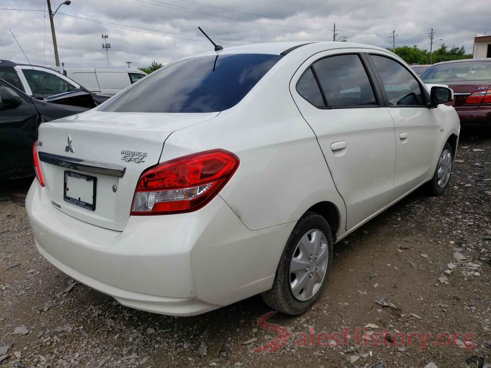 ML32F3FJ4HHF18186 2017 MITSUBISHI MIRAGE