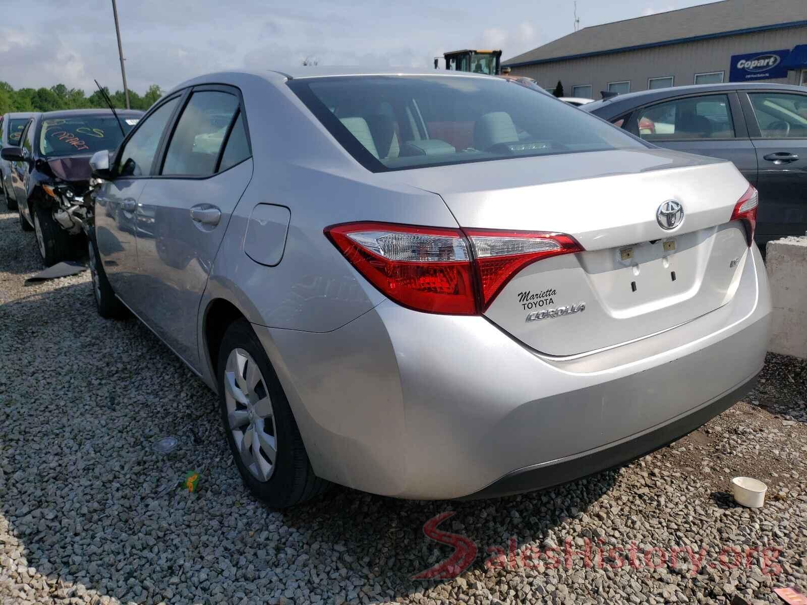 5YFBURHE2GP553590 2016 TOYOTA COROLLA