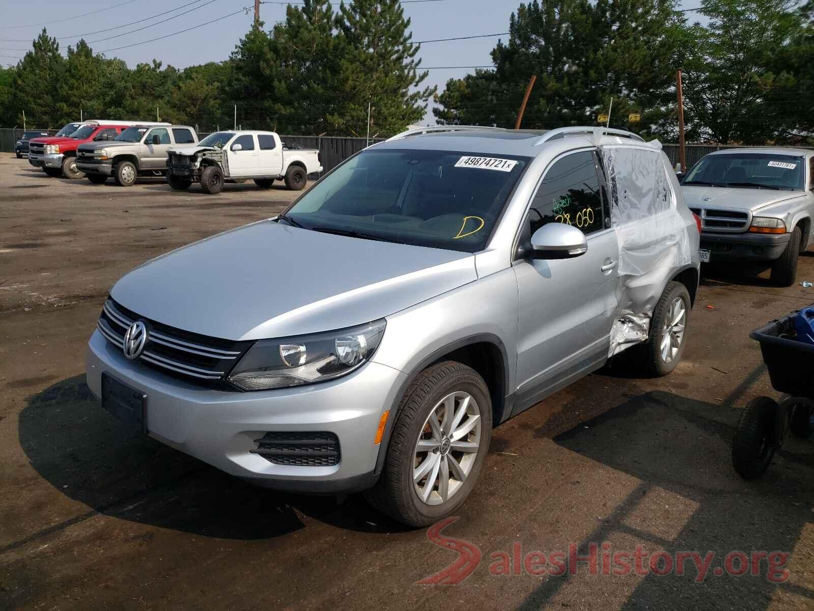 WVGSV7AXXHW501156 2017 VOLKSWAGEN TIGUAN