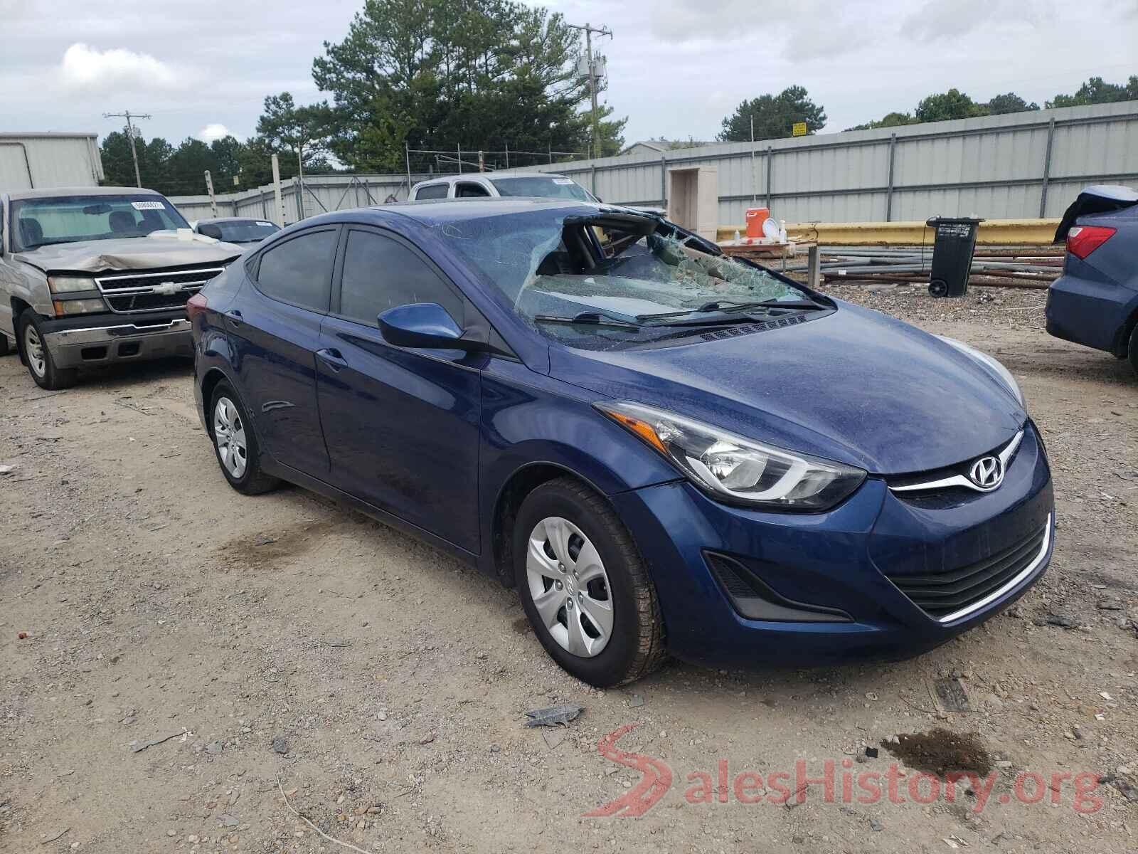 5NPDH4AE3GH774123 2016 HYUNDAI ELANTRA