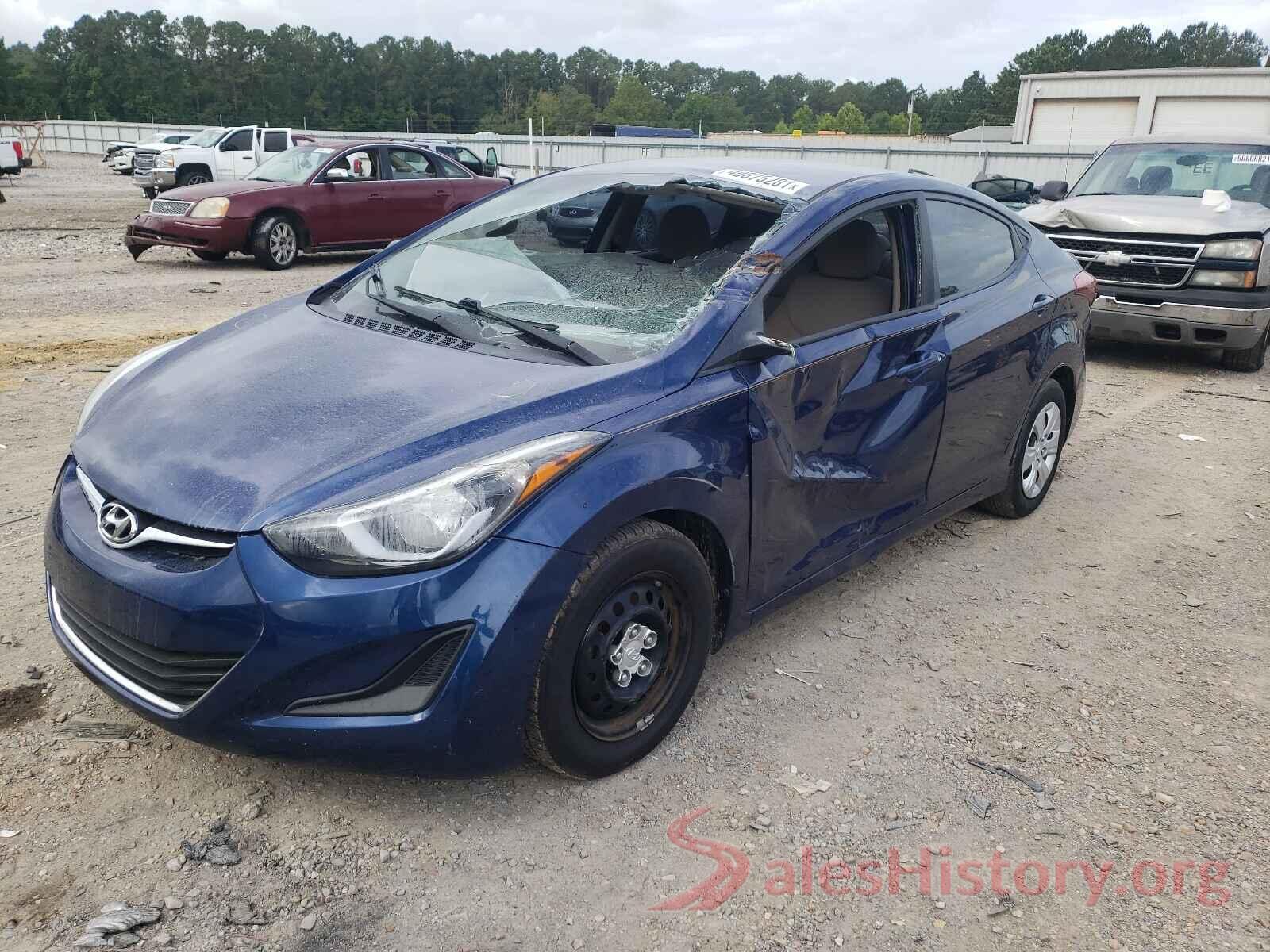 5NPDH4AE3GH774123 2016 HYUNDAI ELANTRA