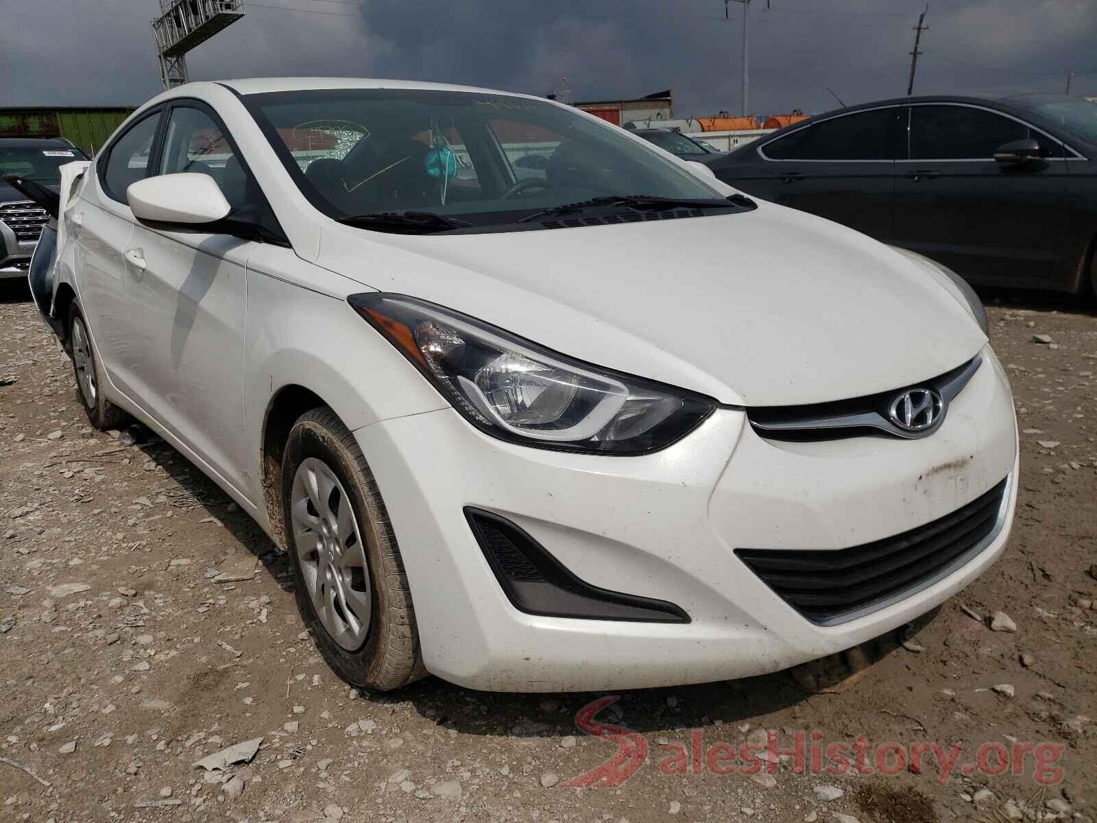 5NPDH4AE0GH734985 2016 HYUNDAI ELANTRA