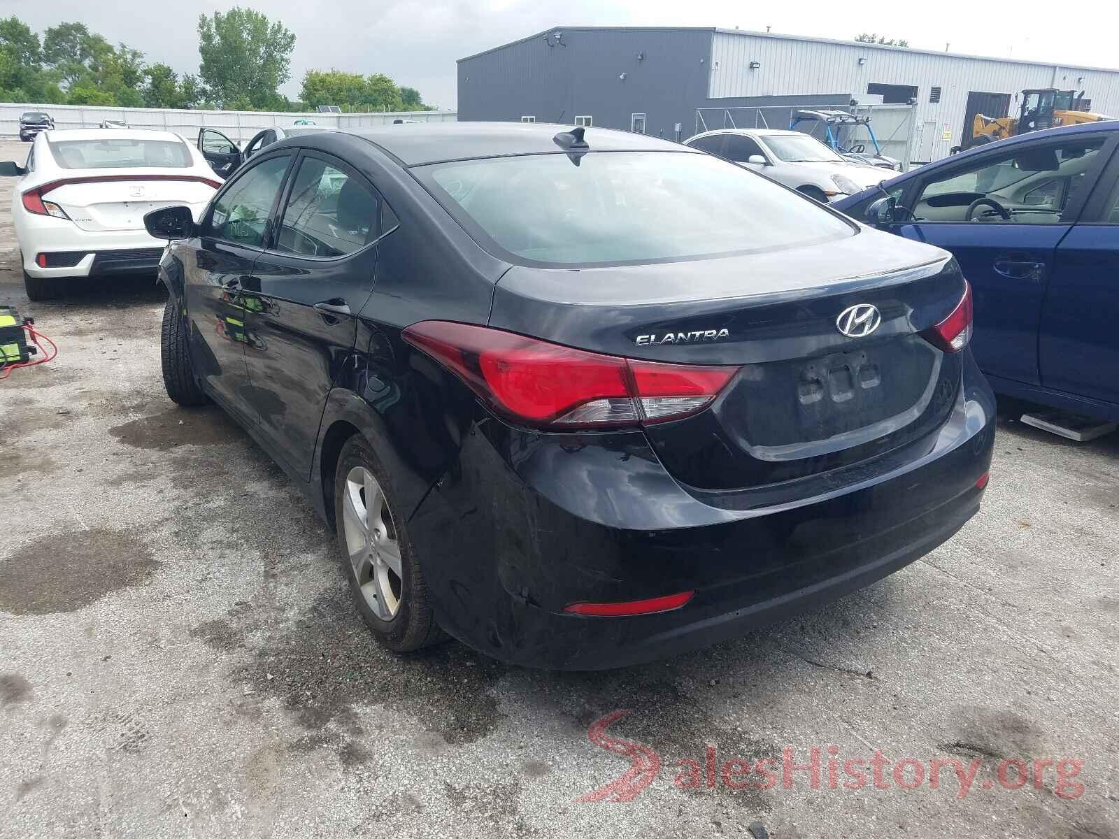 KMHDH4AE7GU601903 2016 HYUNDAI ELANTRA