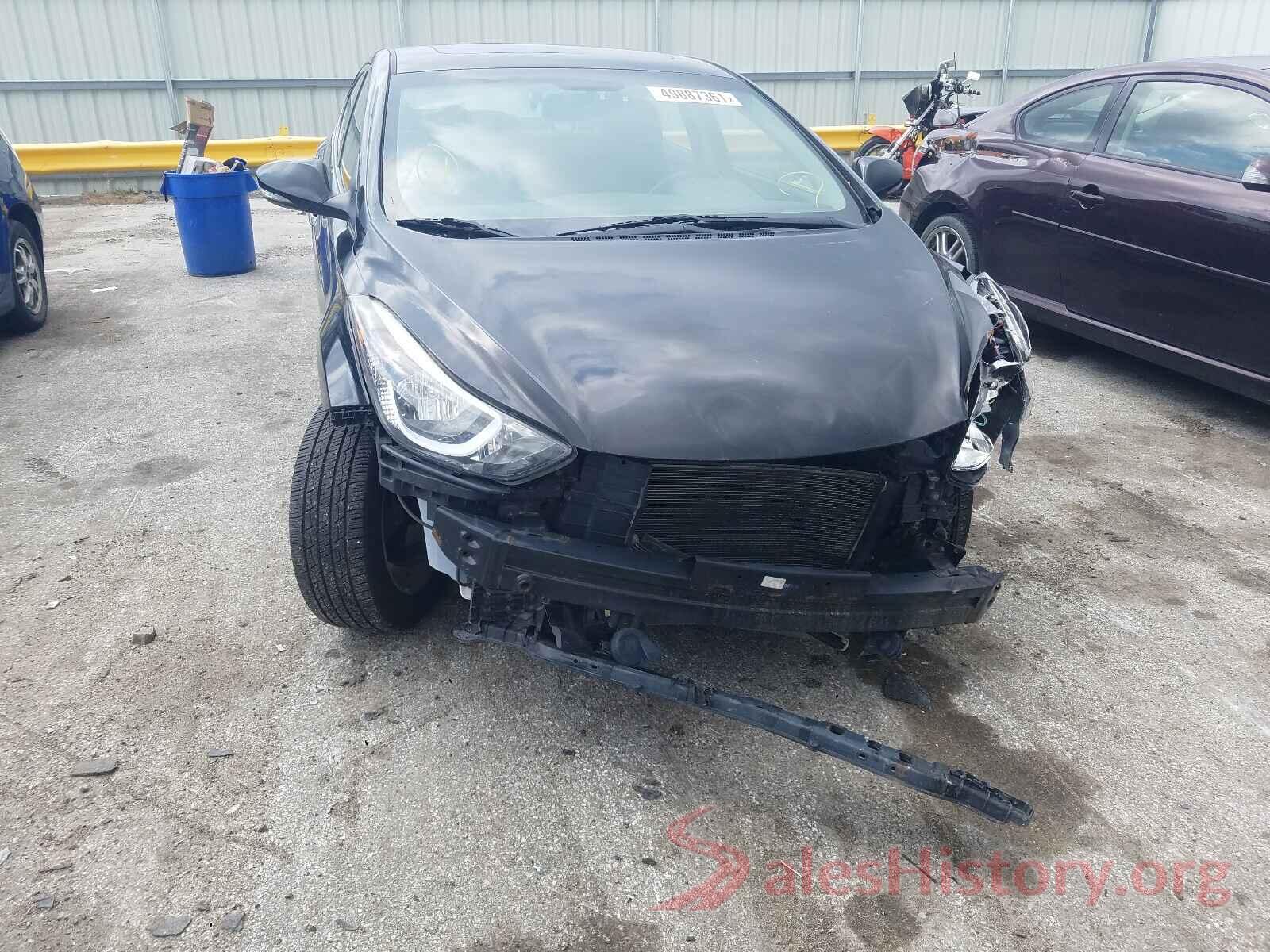 KMHDH4AE7GU601903 2016 HYUNDAI ELANTRA