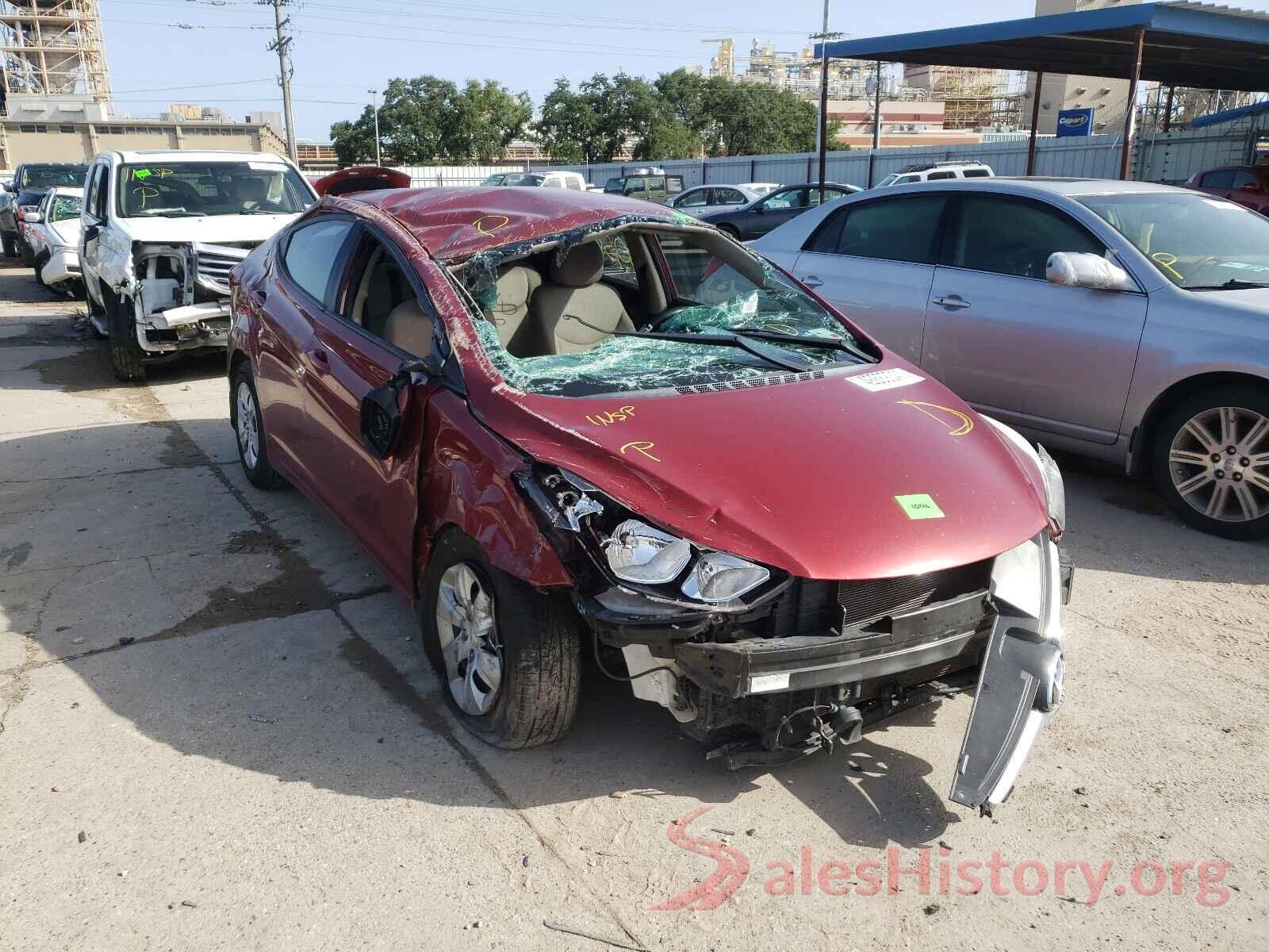 5NPDH4AE2GH782858 2016 HYUNDAI ELANTRA