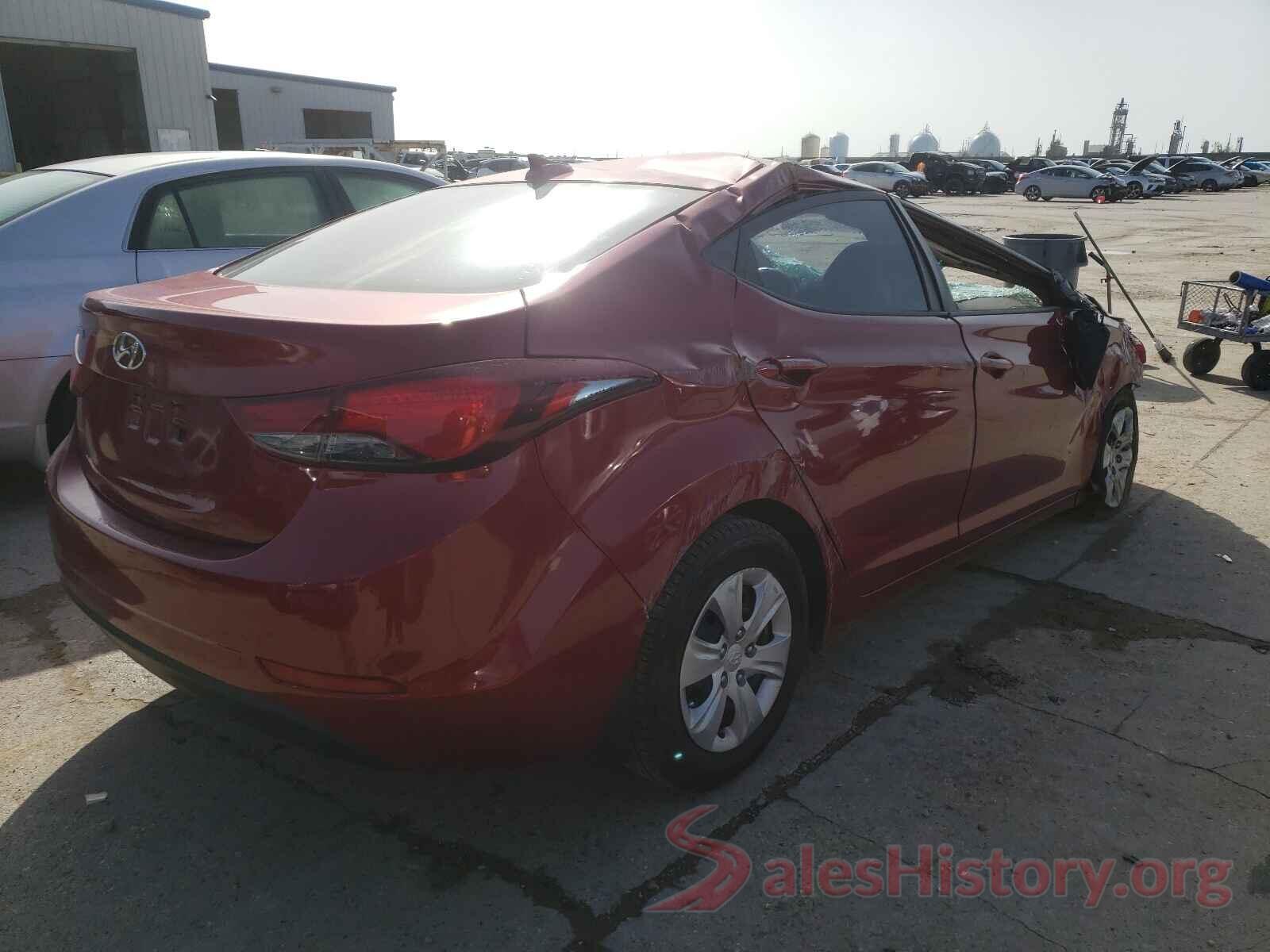 5NPDH4AE2GH782858 2016 HYUNDAI ELANTRA