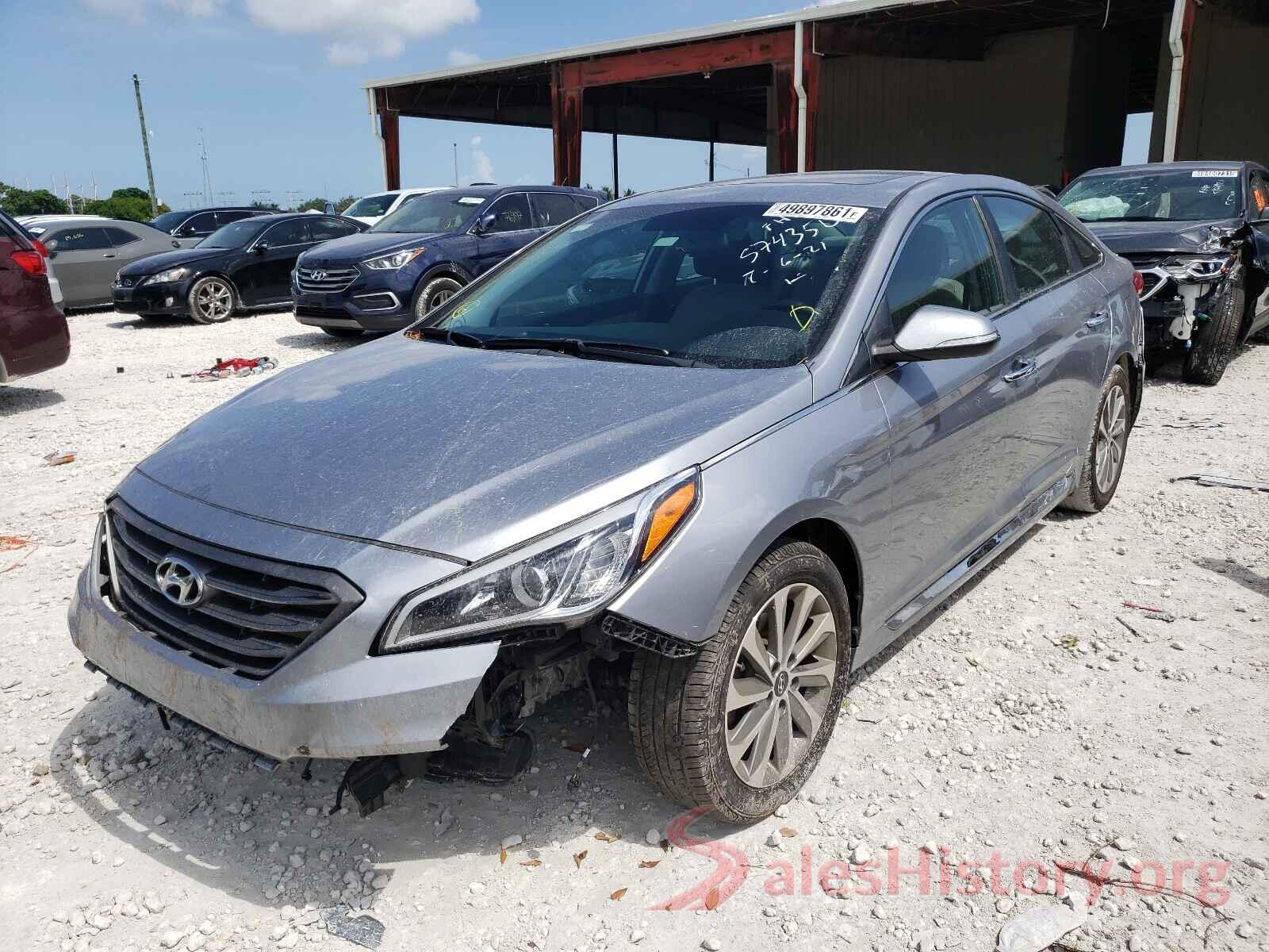 5NPE34AF4HH574350 2017 HYUNDAI SONATA