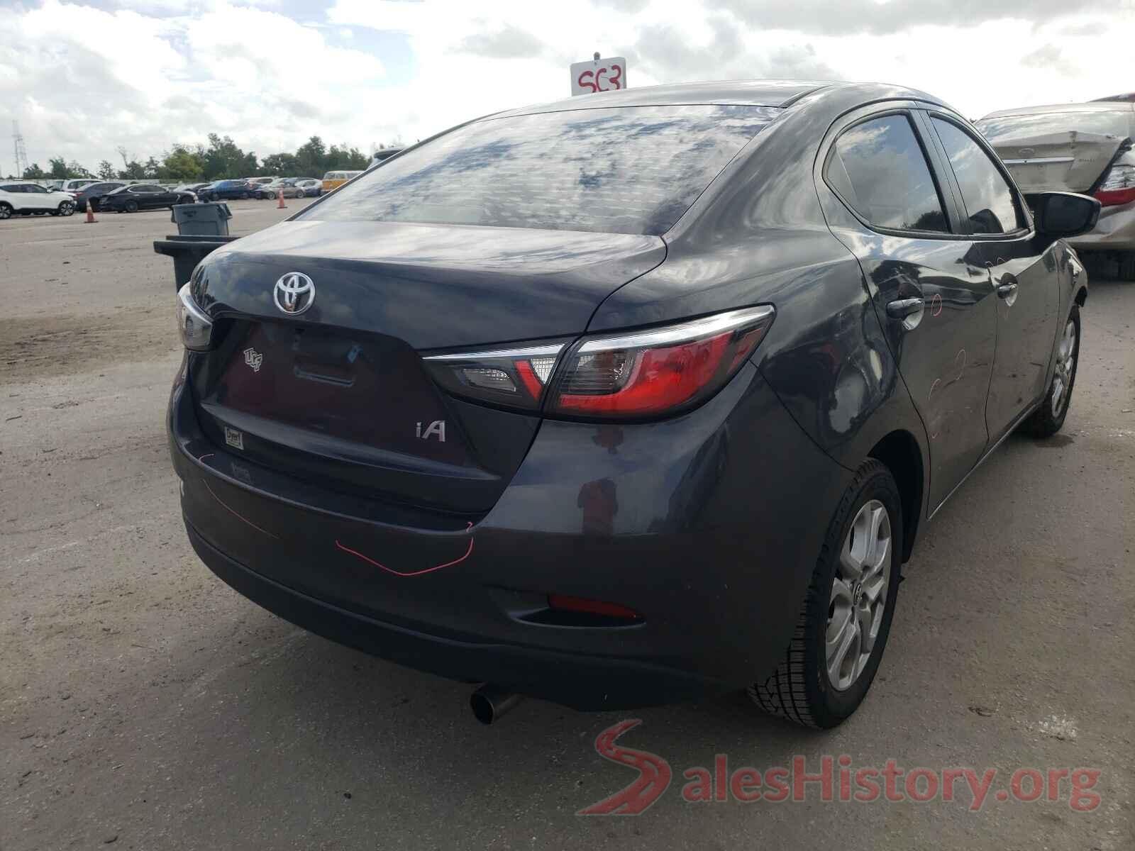 3MYDLBYV6HY190975 2017 TOYOTA YARIS